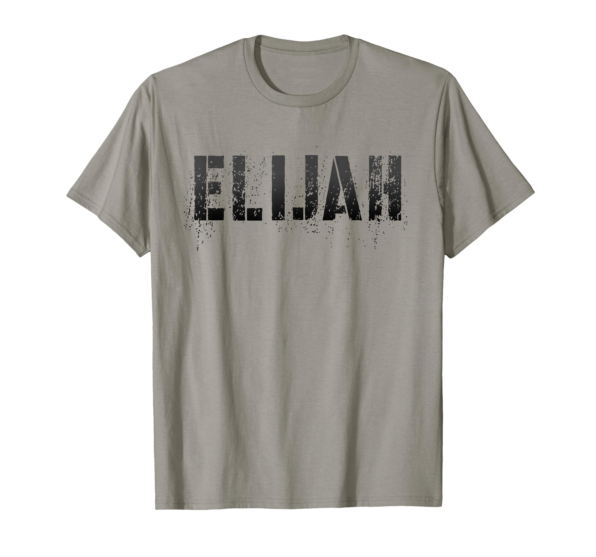 First Name Elijah Military T-Shirt - Aesthetic Graphic for Adults - T-Shirt, Sweatshirt, Hoodie