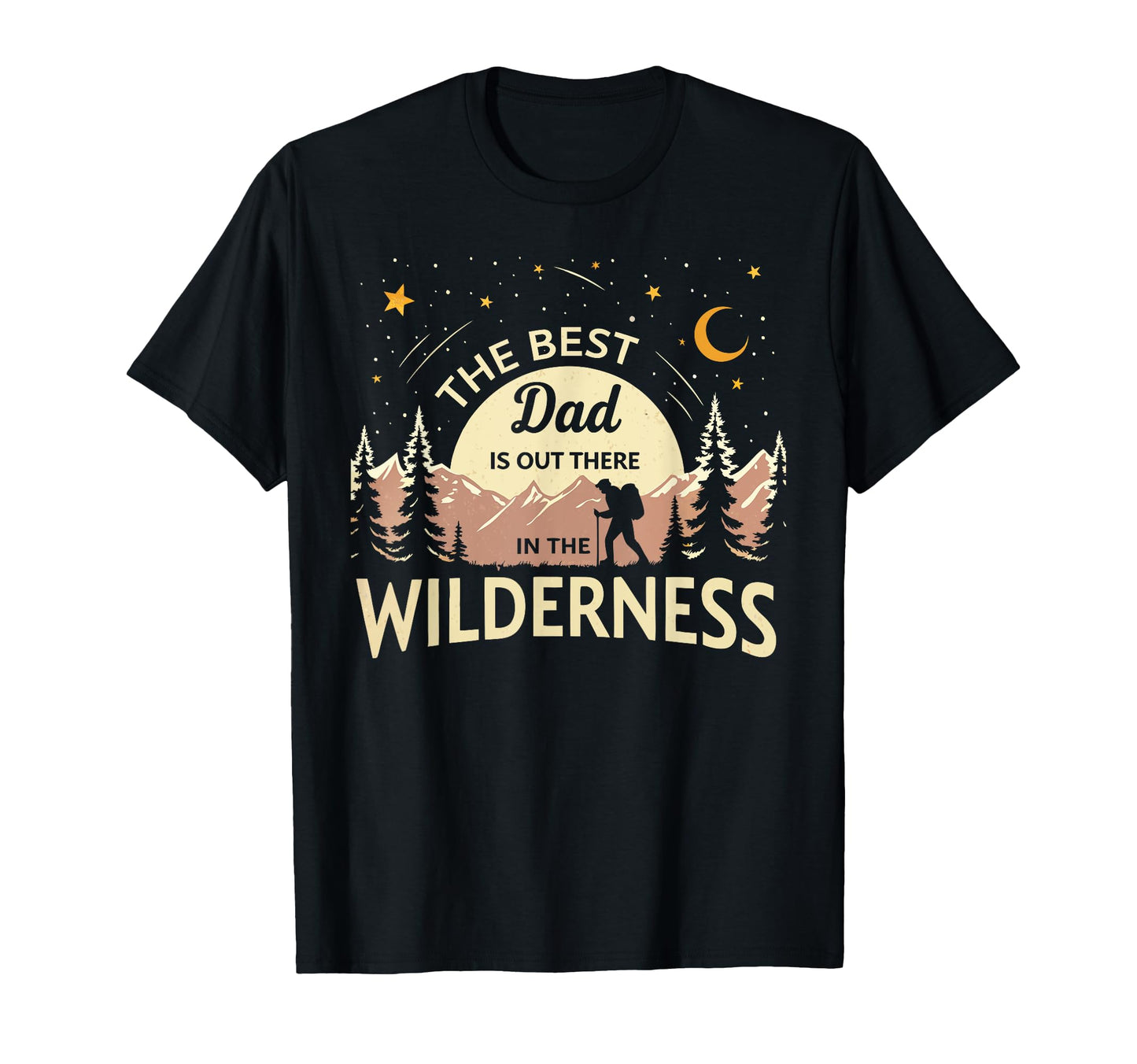 Hiking Dad Fathers Day Best Camping Dad T-Shirt - Trendy Graphic for Adults - T-Shirt, Sweatshirt, Hoodie