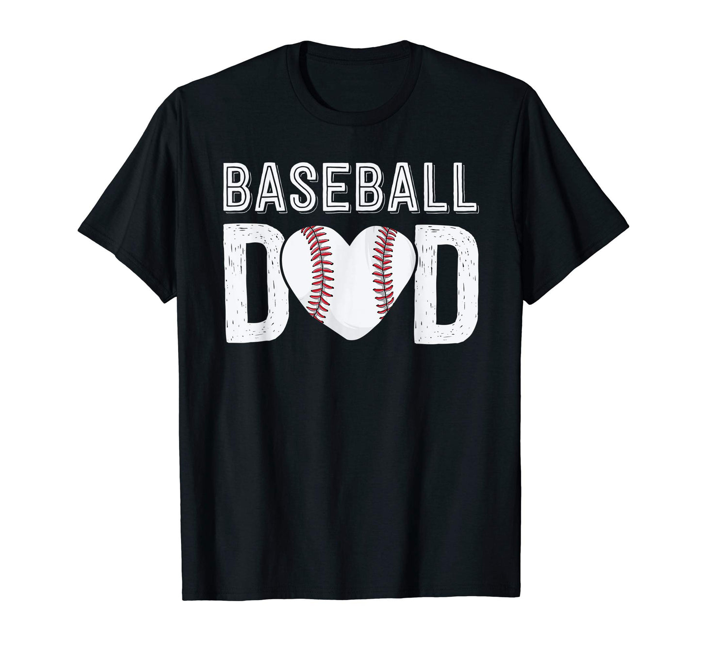 Baseball Dad Papa Fathers Day Gift Him T-Shirt - Aesthetic Graphic Unisex - T-Shirt, Sweatshirt, Hoodie
