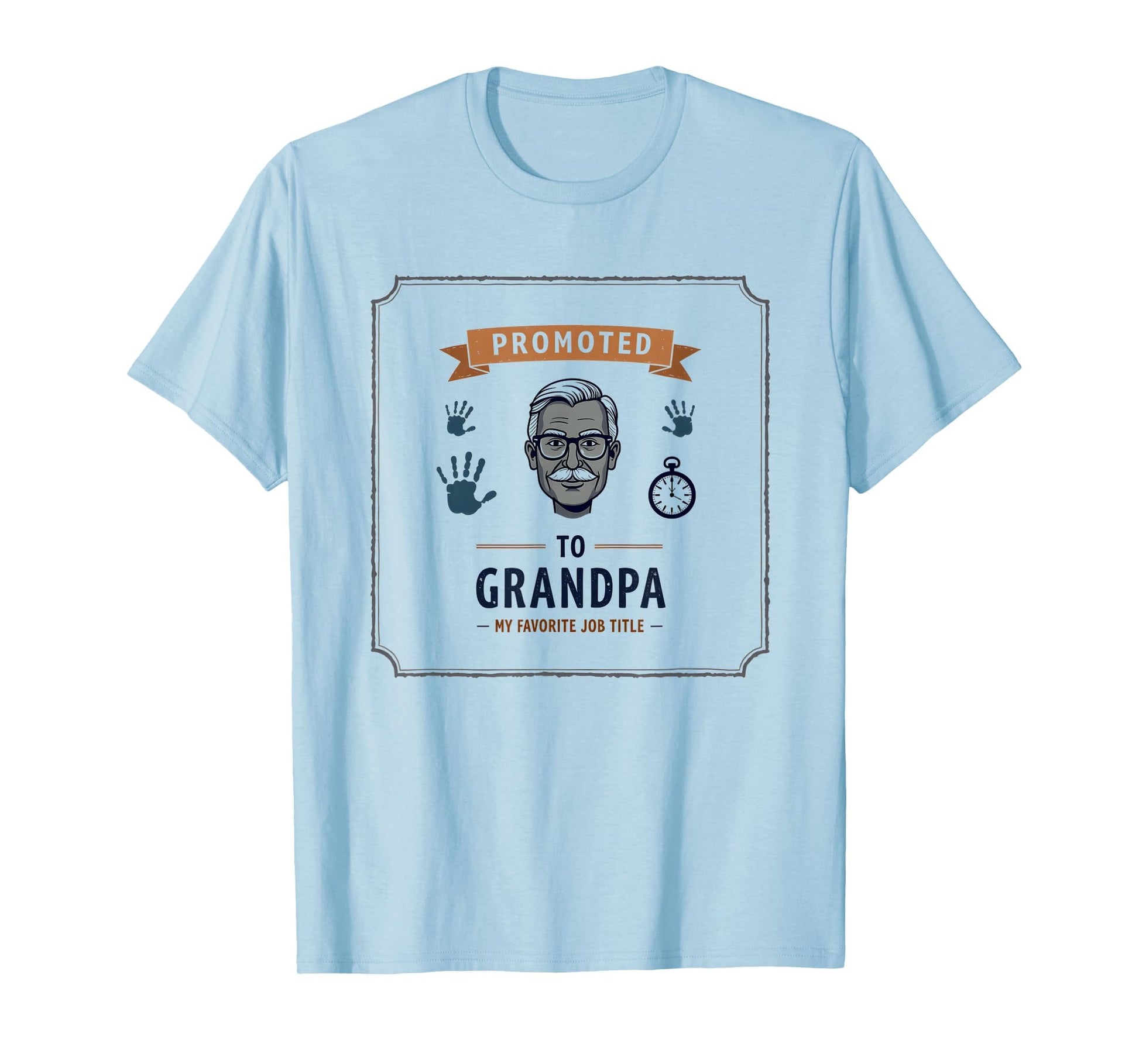 Promoted To Grandpa My Favorite Job Title T-Shirt - Graphic Print Unisex - T-Shirt, Sweatshirt, Hoodie