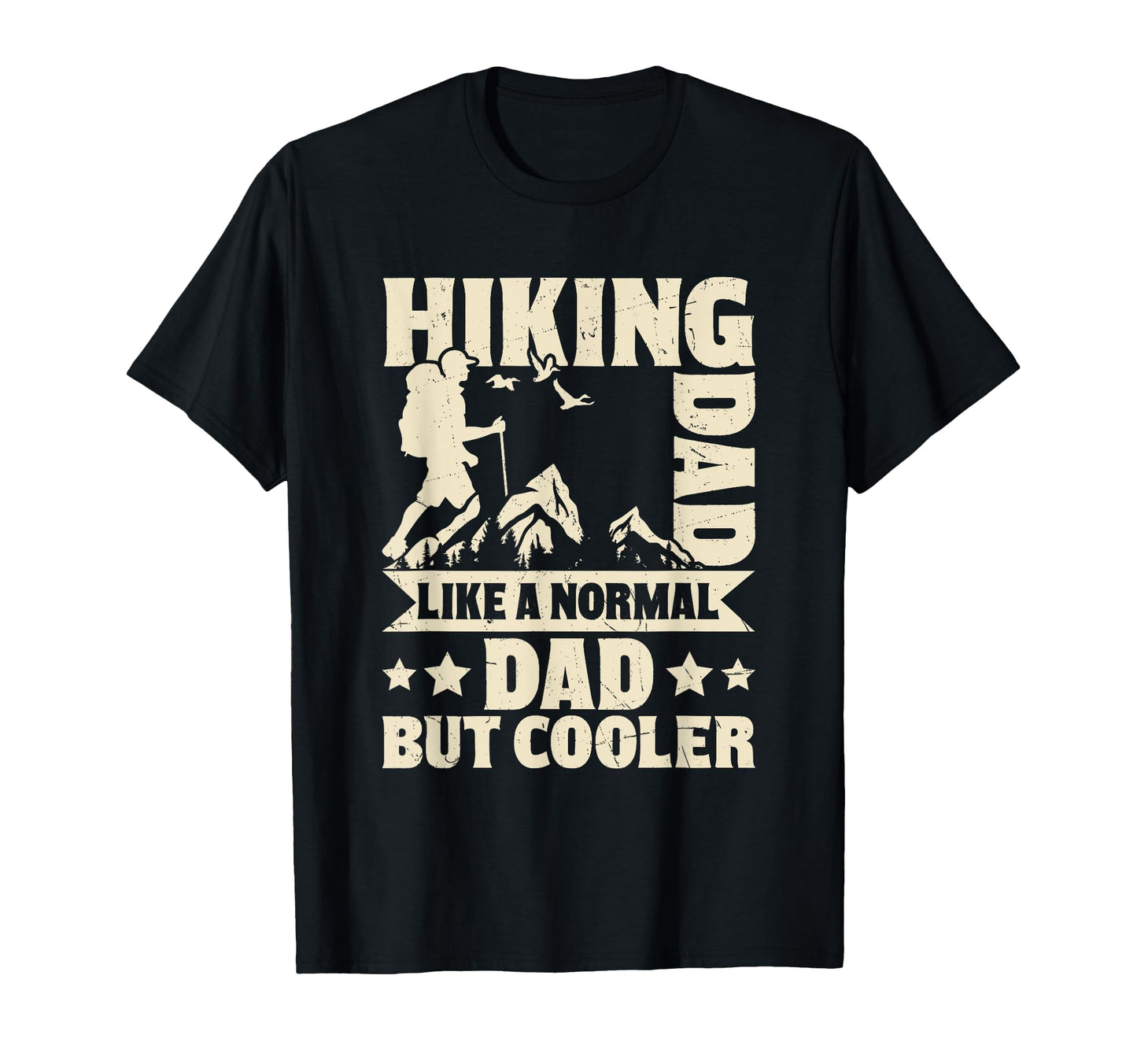 Sunset Outdoor Funny Hiking Dad T-Shirt - Minimalist Print for Adults - T-Shirt, Sweatshirt, Hoodie