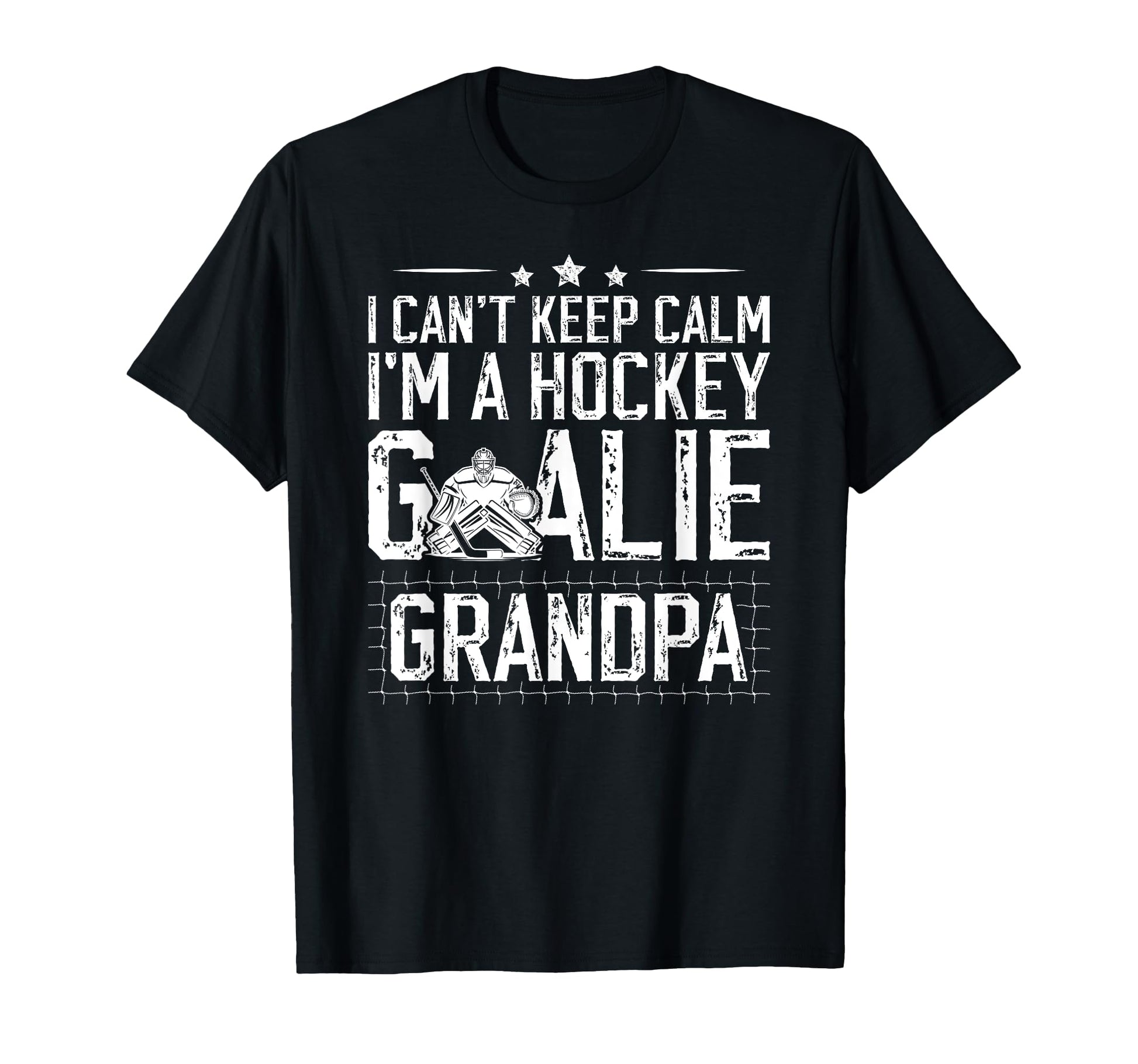 Im Hockey Goalie Grandpa Ice Hockey T-Shirt - Graphic Print Men Women - T-Shirt, Sweatshirt, Hoodie