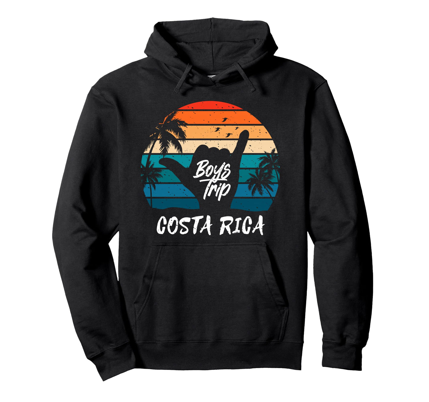 Costa Rica Guys Trip Matching Hoodie - Trendy Graphic Men Women - T-Shirt, Sweatshirt, Hoodie