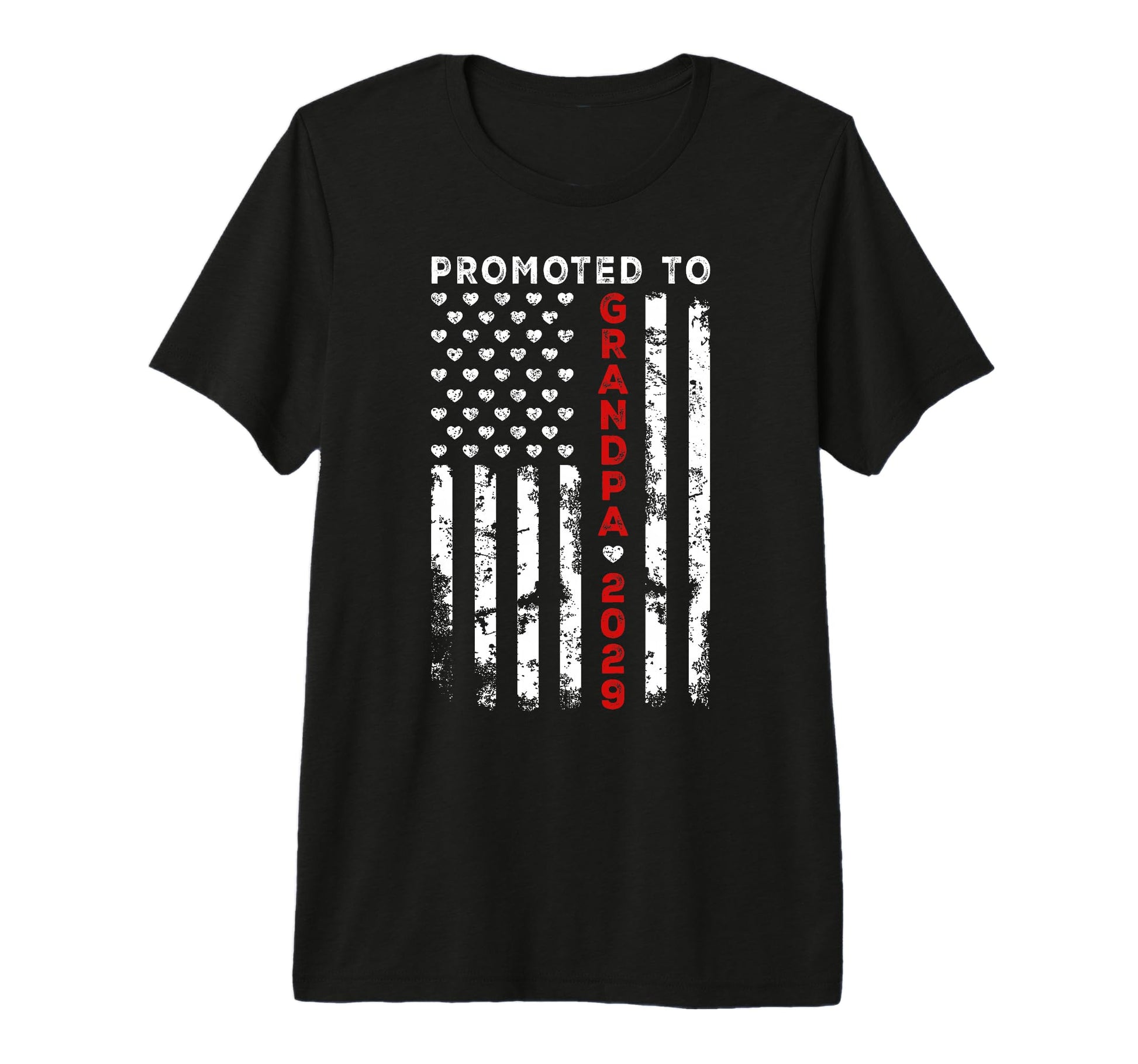 Mens Usa American Flag Promoted To T-Shirt - Novelty Apparel Unisex - T-Shirt, Sweatshirt, Hoodie
