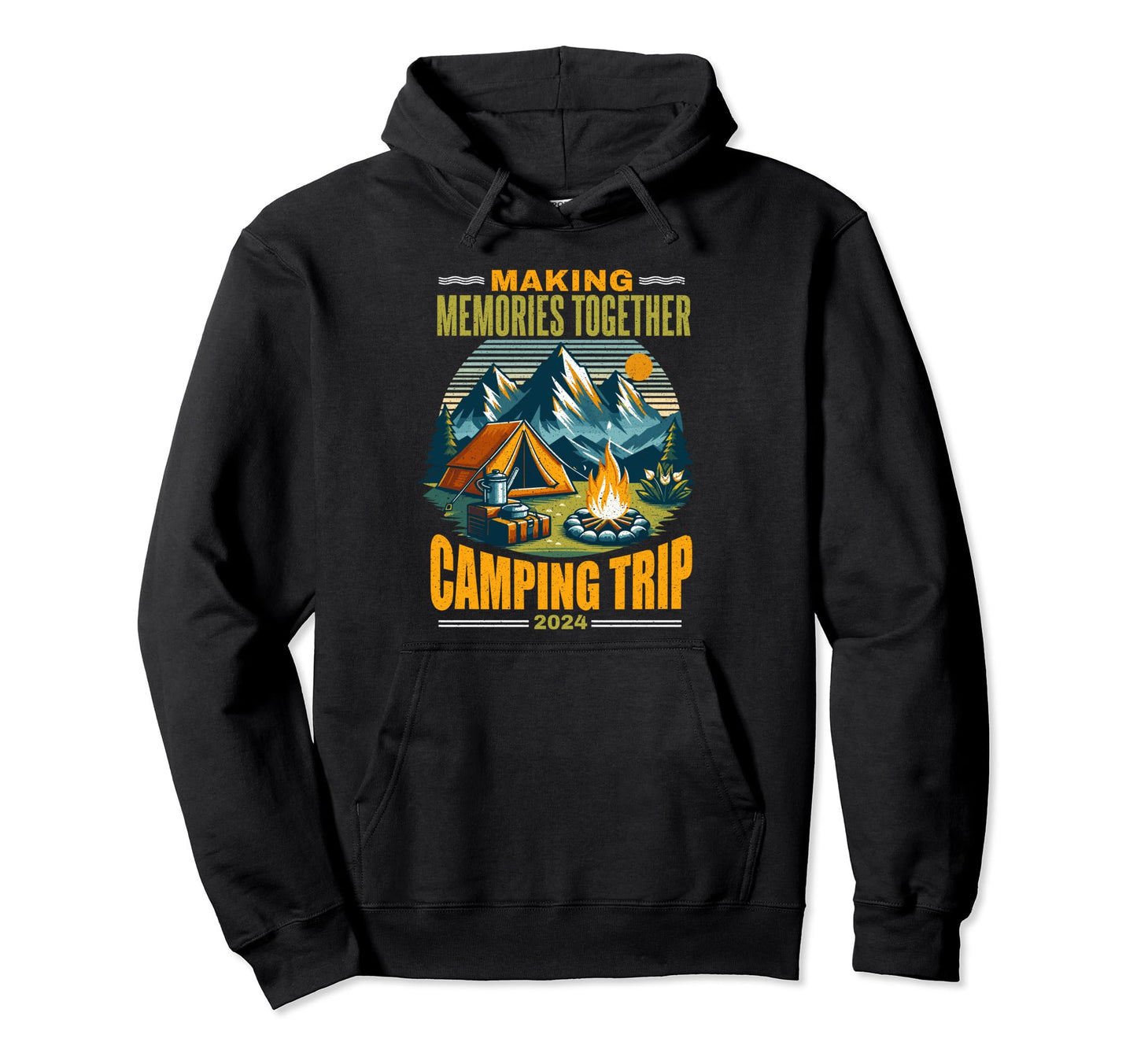 Camping Matching Family Camper Group Hoodie - Streetwear Style for Adults - T-Shirt, Sweatshirt, Hoodie