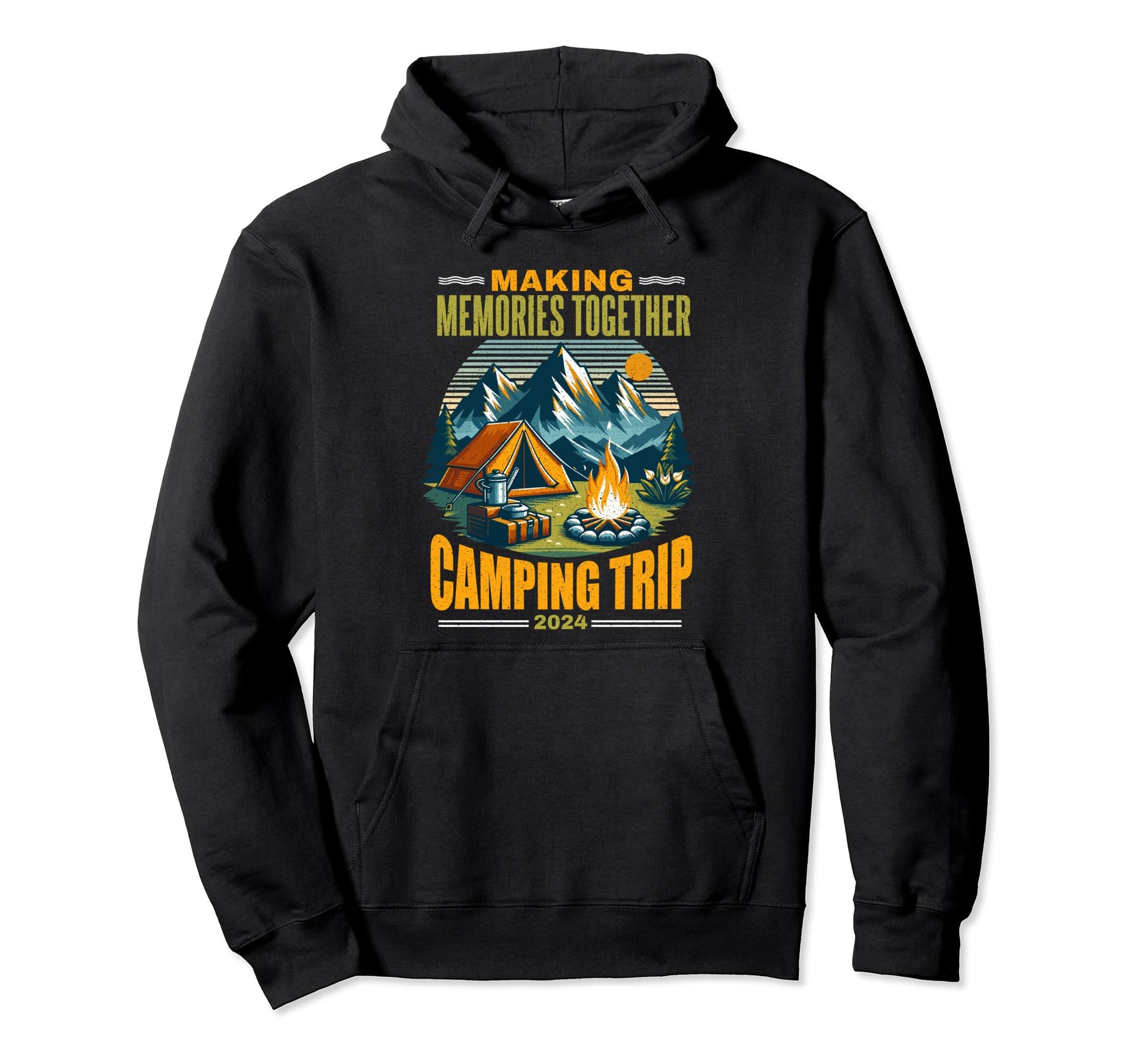 Camping Matching Family Camper Group Hoodie - Streetwear Style for Adults - T-Shirt, Sweatshirt, Hoodie