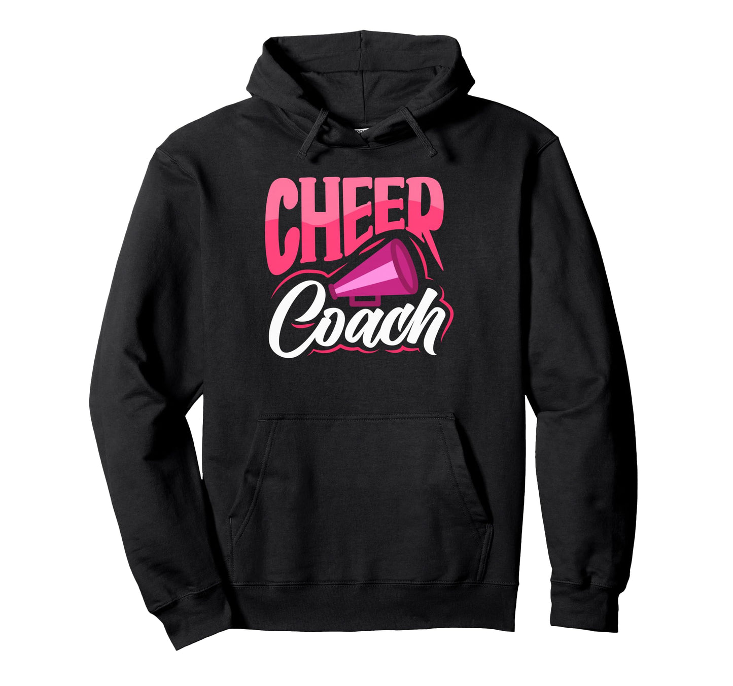 Cheer Coach Cheerleader Coach Hoodie - Custom Art Print for Adults - T-Shirt, Sweatshirt, Hoodie