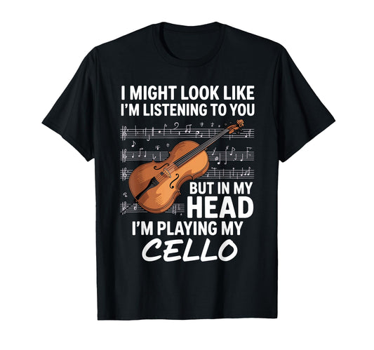 Cello Art Cellist Musician Cello Player T-Shirt - Unique Graphic Men Women - T-Shirt, Sweatshirt, Hoodie