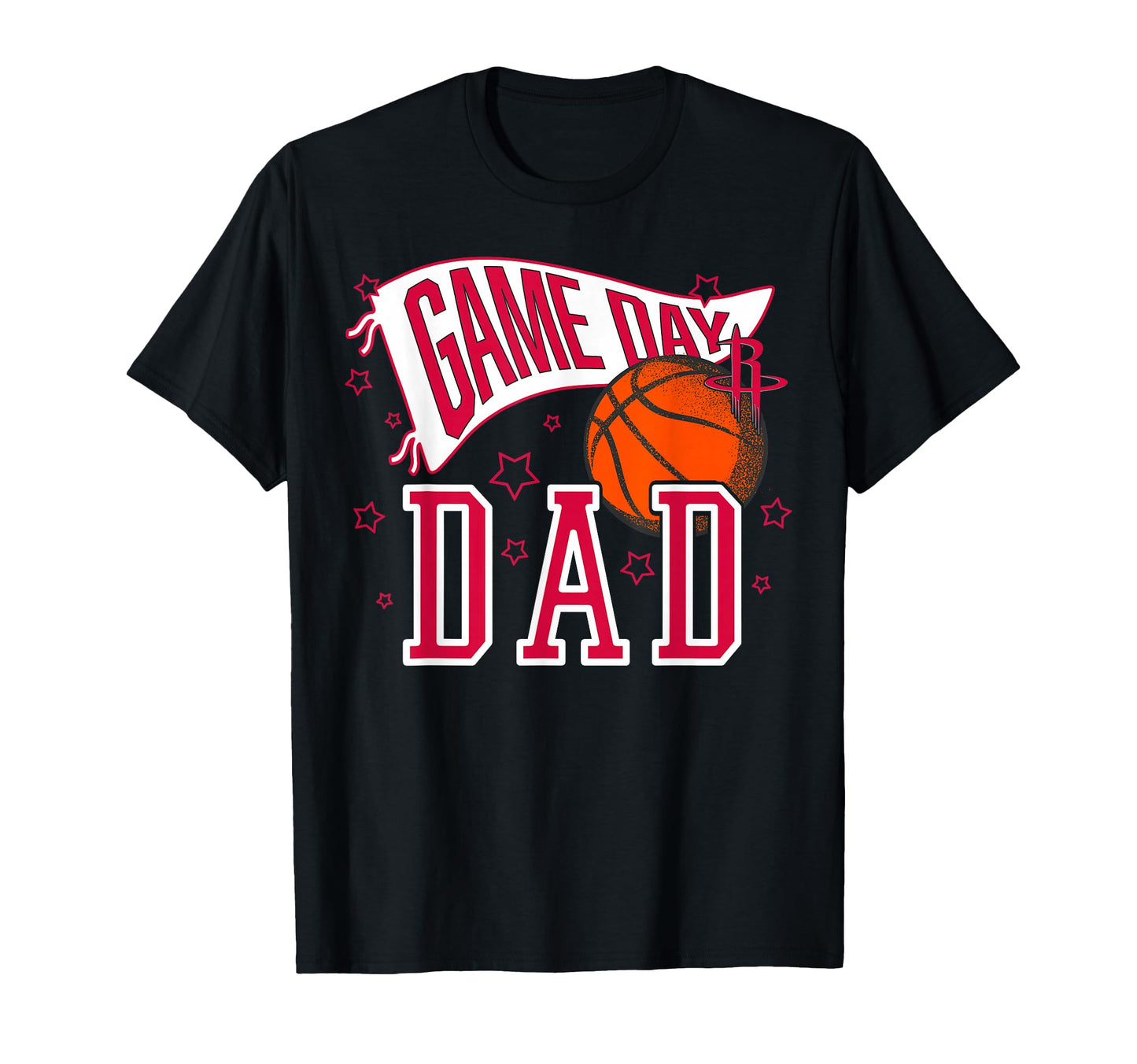 Nba Houston Rockets Fathers Day T-Shirt - Custom Art Print Men Women - T-Shirt, Sweatshirt, Hoodie