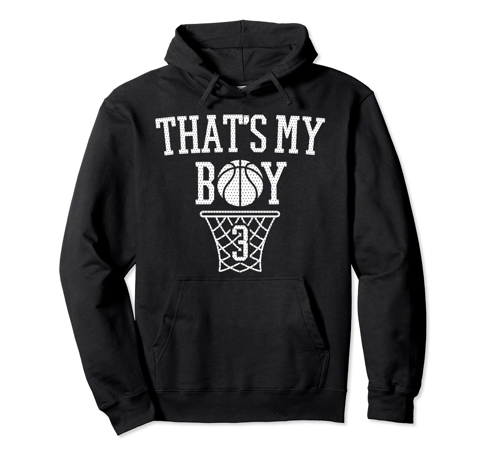 My 3 Basketball Number 3 Jersey Hoodie - Custom Art Print Unisex - T-Shirt, Sweatshirt, Hoodie