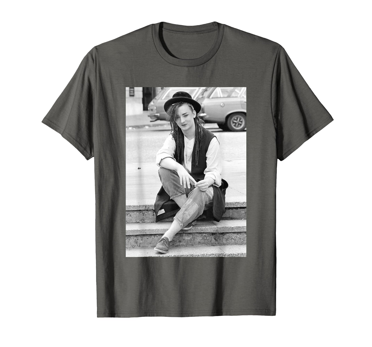 George Culture Club Pop Star Photo 1982 T-Shirt - Trendy Graphic Unisex - T-Shirt, Sweatshirt, Hoodie