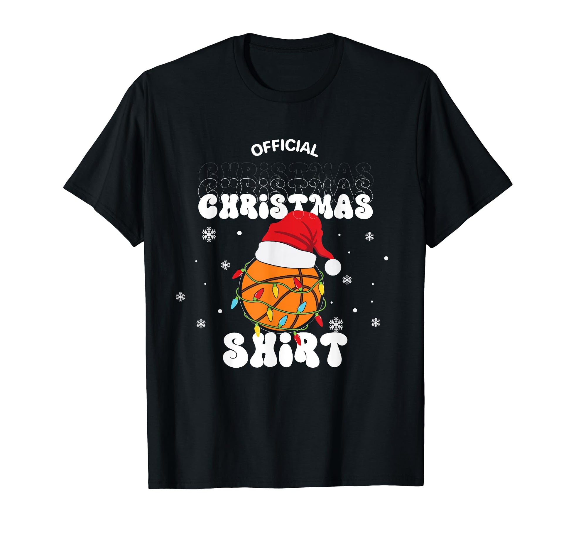 Basketball Sport Hooper Holiday Santa T-Shirt - Novelty Apparel Men Women - T-Shirt, Sweatshirt, Hoodie