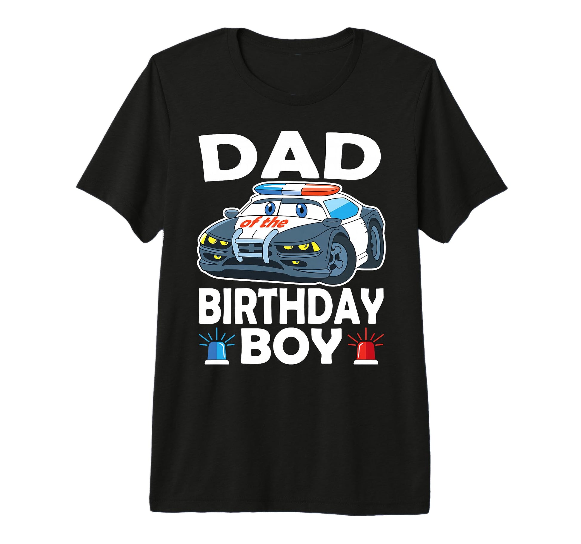 Dad Birthday Policeman Officer T-Shirt - Fun Novelty Design for Adults - T-Shirt, Sweatshirt, Hoodie