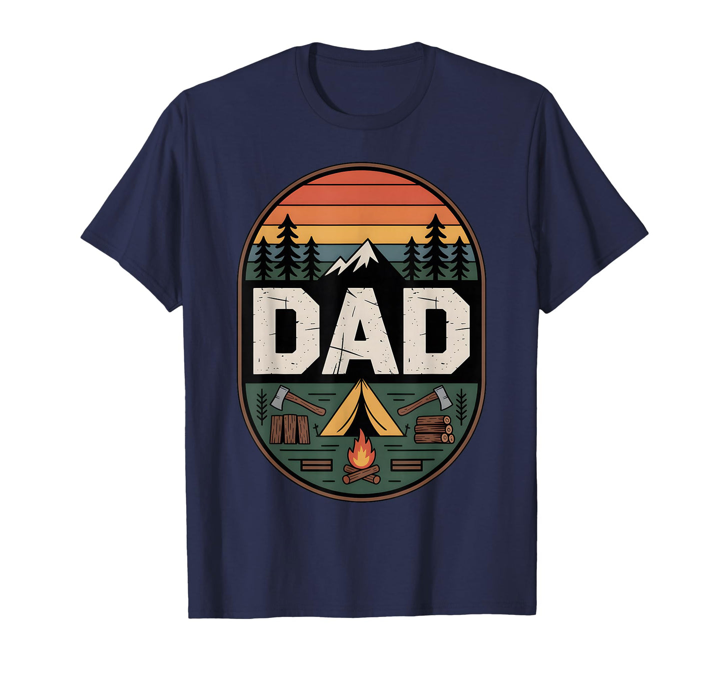 Bushcraft Dad Camping Outdoor Survival T-Shirt - Trendy Graphic Men Women - T-Shirt, Sweatshirt, Hoodie