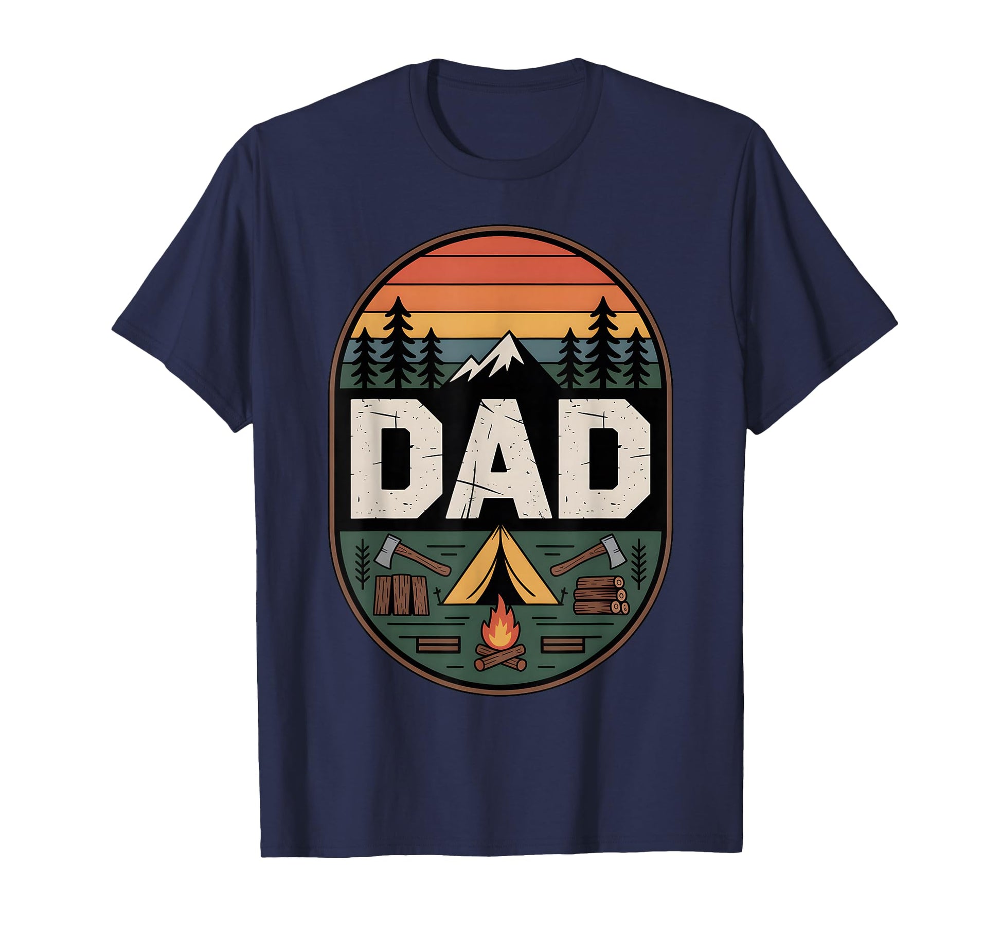 Bushcraft Dad Camping Outdoor Survival T-Shirt - Trendy Graphic Men Women - T-Shirt, Sweatshirt, Hoodie