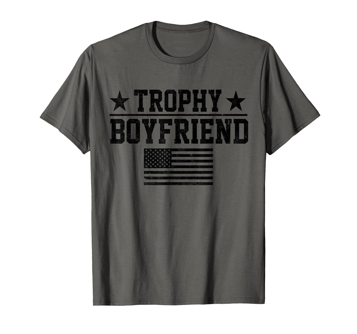 Mens Trophy Boyfriend Funny Fathers Day T-Shirt - Trendy Graphic Unisex - T-Shirt, Sweatshirt, Hoodie