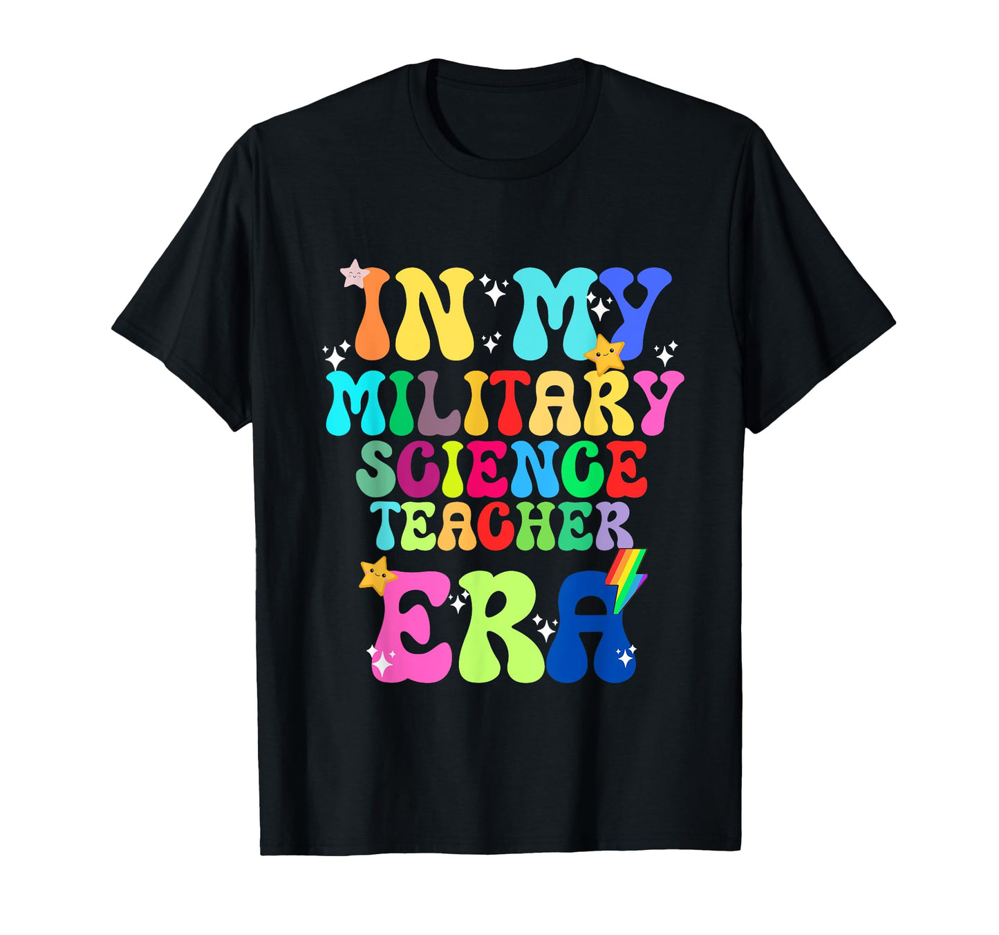 My Military Science Teacher Era Job T-Shirt - Minimalist Print Unisex - T-Shirt, Sweatshirt, Hoodie