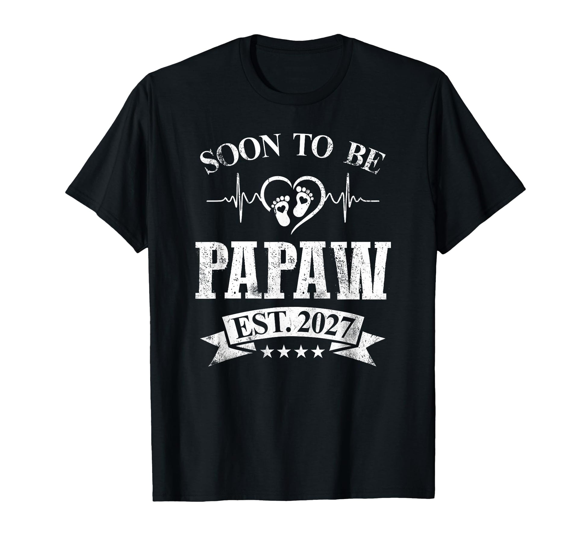 Mens Promoted To New Papaw 2027 T-Shirt - Casual Everyday Wear Men Women - T-Shirt, Sweatshirt, Hoodie