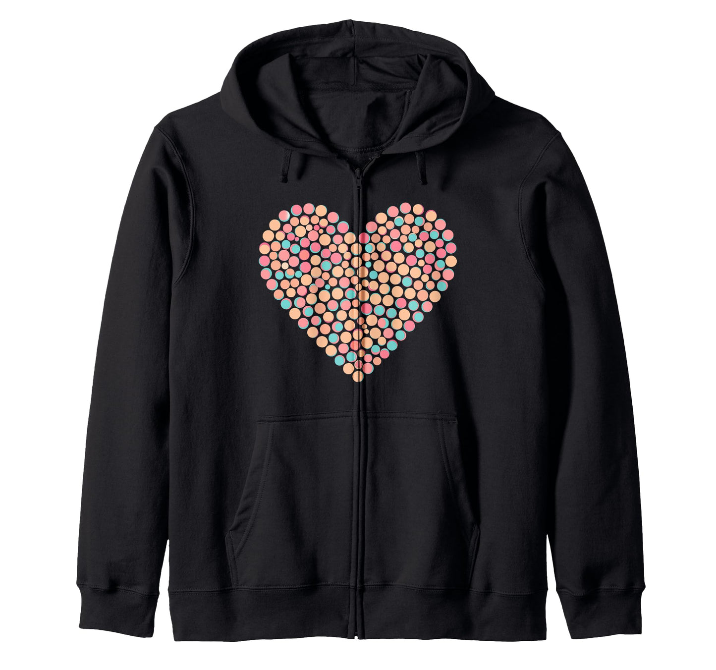 Colorful Polka Dot Pop Art Tees Hoodie - Unique Graphic for Adults - T-Shirt, Sweatshirt, Hoodie