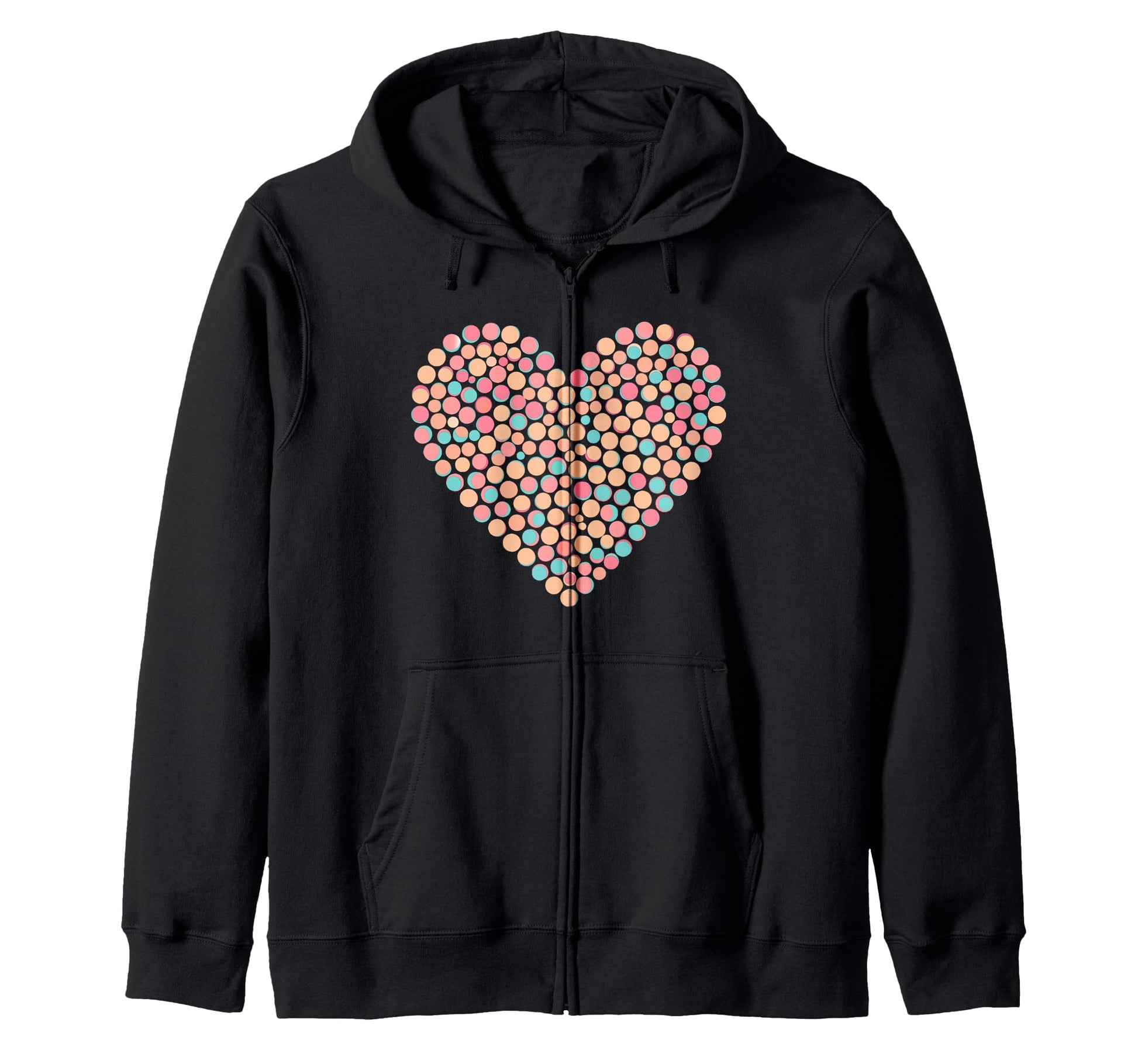 Colorful Polka Dot Pop Art Tees Hoodie - Unique Graphic for Adults - T-Shirt, Sweatshirt, Hoodie