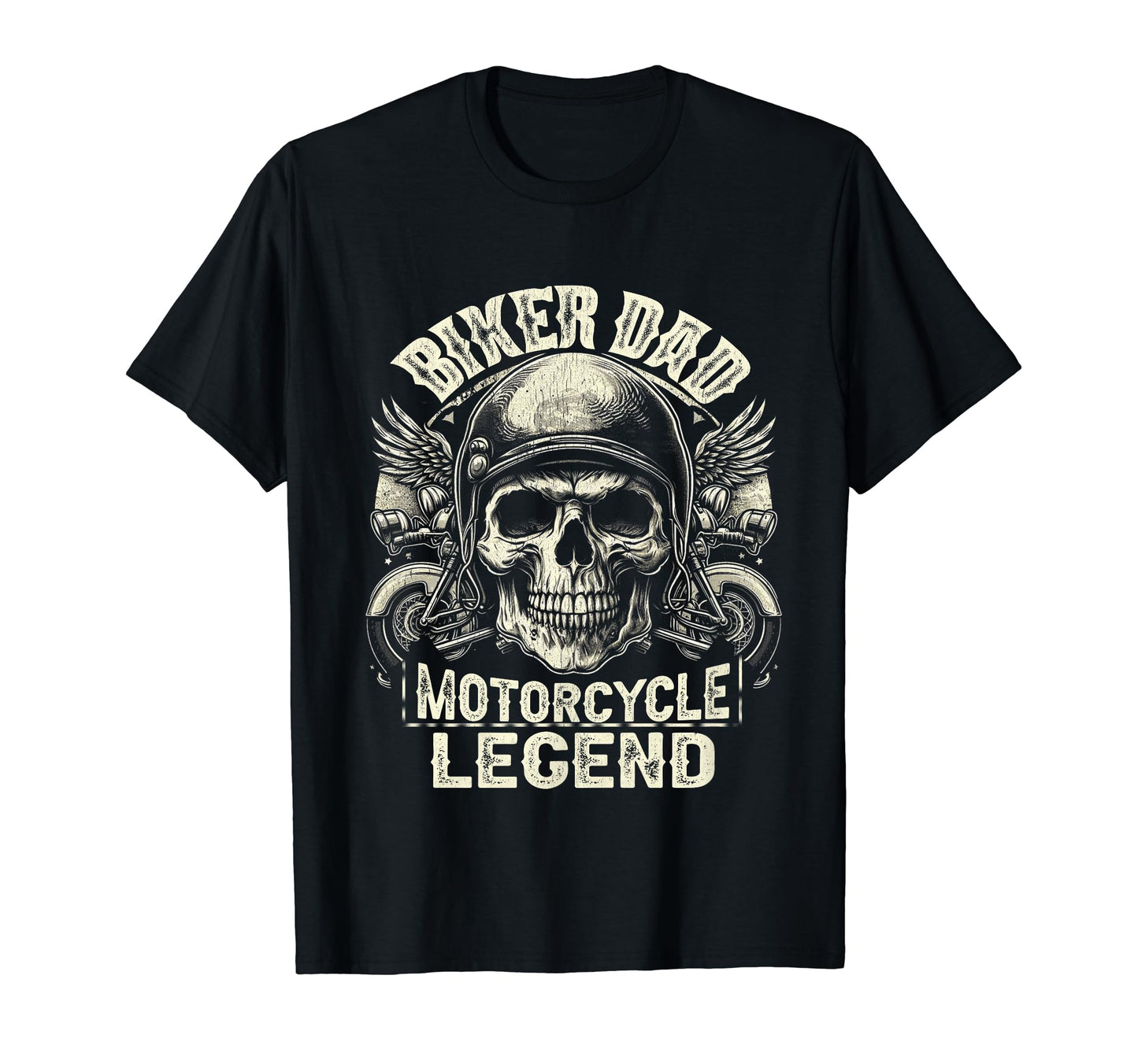 Biker Dad Motorcycle Legend Dad T-Shirt - Casual Everyday Wear Unisex - T-Shirt, Sweatshirt, Hoodie