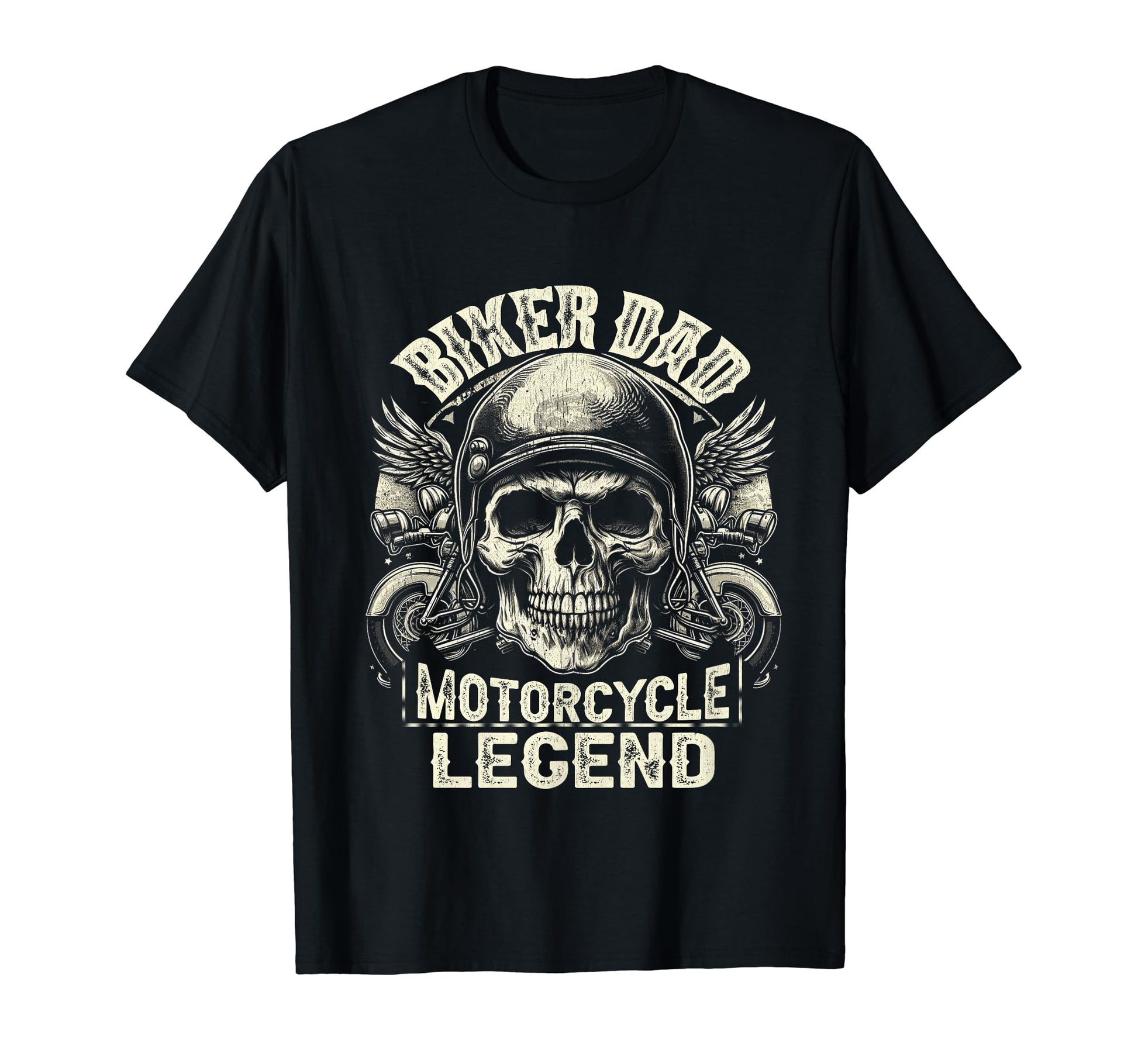 Biker Dad Motorcycle Legend Dad T-Shirt - Casual Everyday Wear Unisex - T-Shirt, Sweatshirt, Hoodie