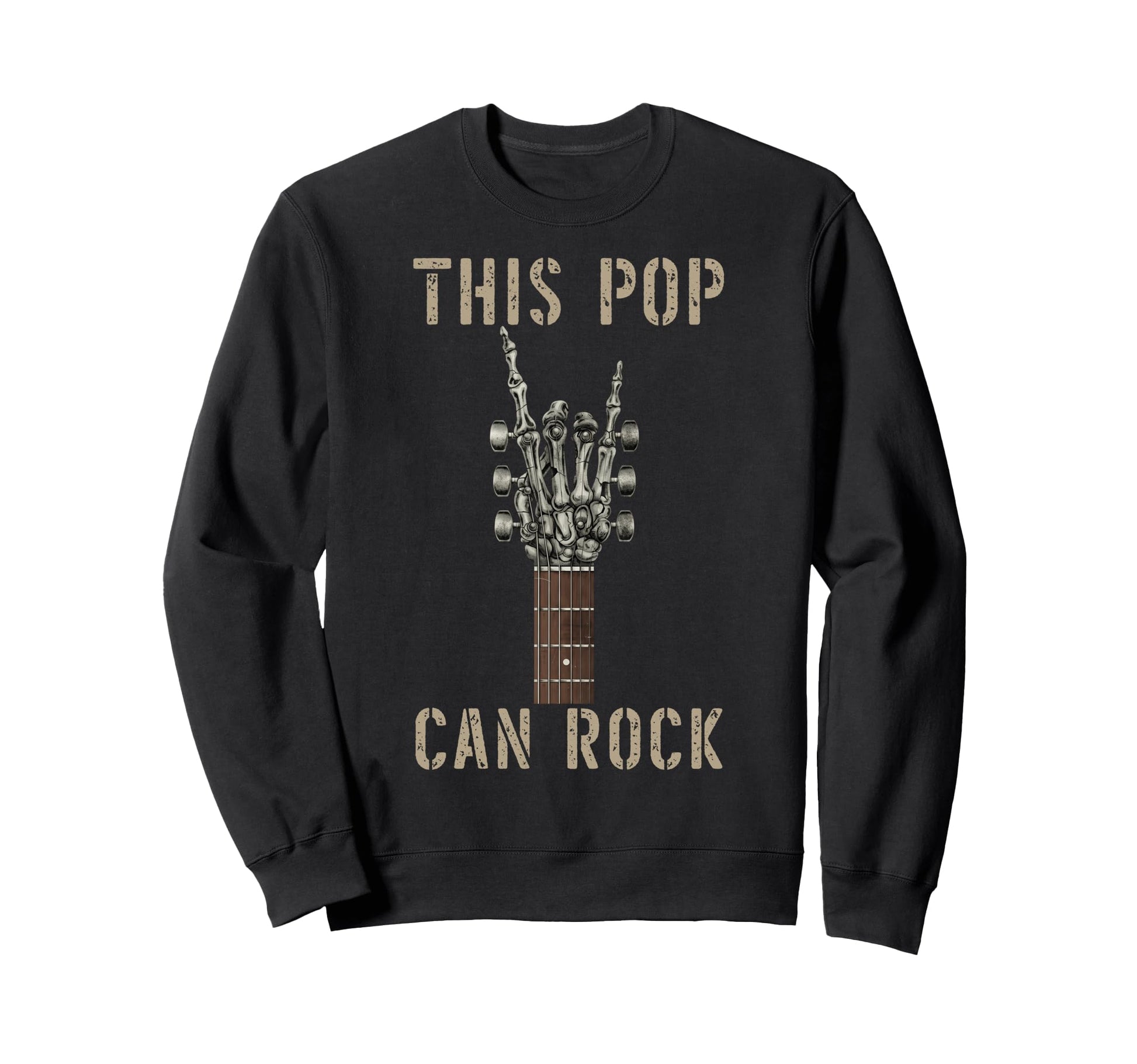 This Pop Can Rock Skeleton Hand Sweatshirt - Fun Novelty Design Unisex - T-Shirt, Sweatshirt, Hoodie