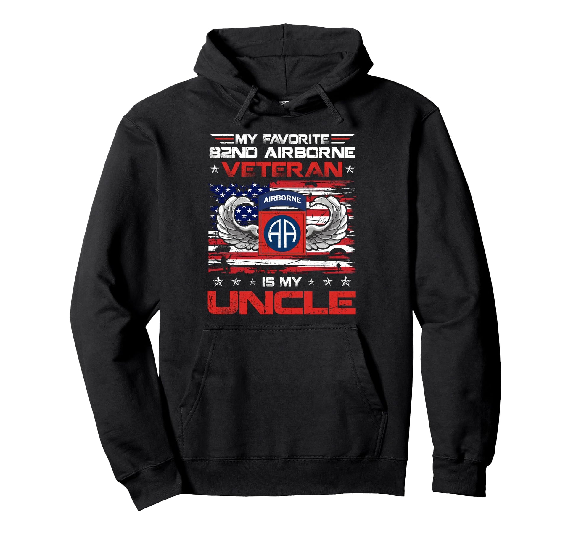My Favorite 82Nd Airborne Division Hoodie - Graphic Print for Adults - T-Shirt, Sweatshirt, Hoodie