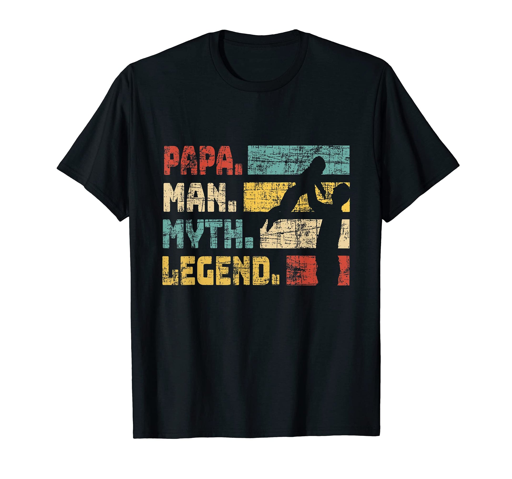 Papa Myth Legend Dad Fathers Day T-Shirt - Aesthetic Graphic for Adults - T-Shirt, Sweatshirt, Hoodie