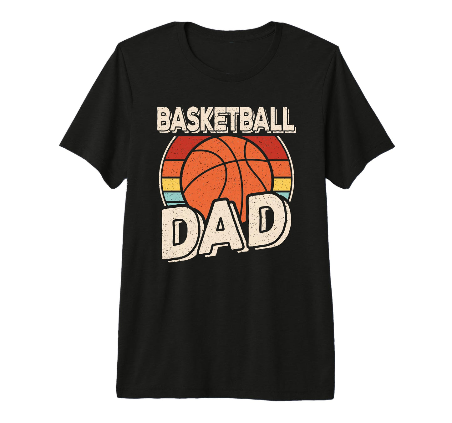 Mens Basketball Dad Basketball Tri T-Shirt - Aesthetic Graphic Men Women - T-Shirt, Sweatshirt, Hoodie