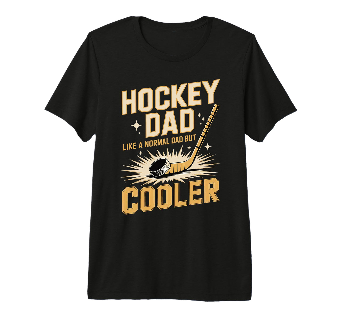 Mens Hockey Dad Like Normal Dad But T-Shirt - Minimalist Print Men Women - T-Shirt, Sweatshirt, Hoodie