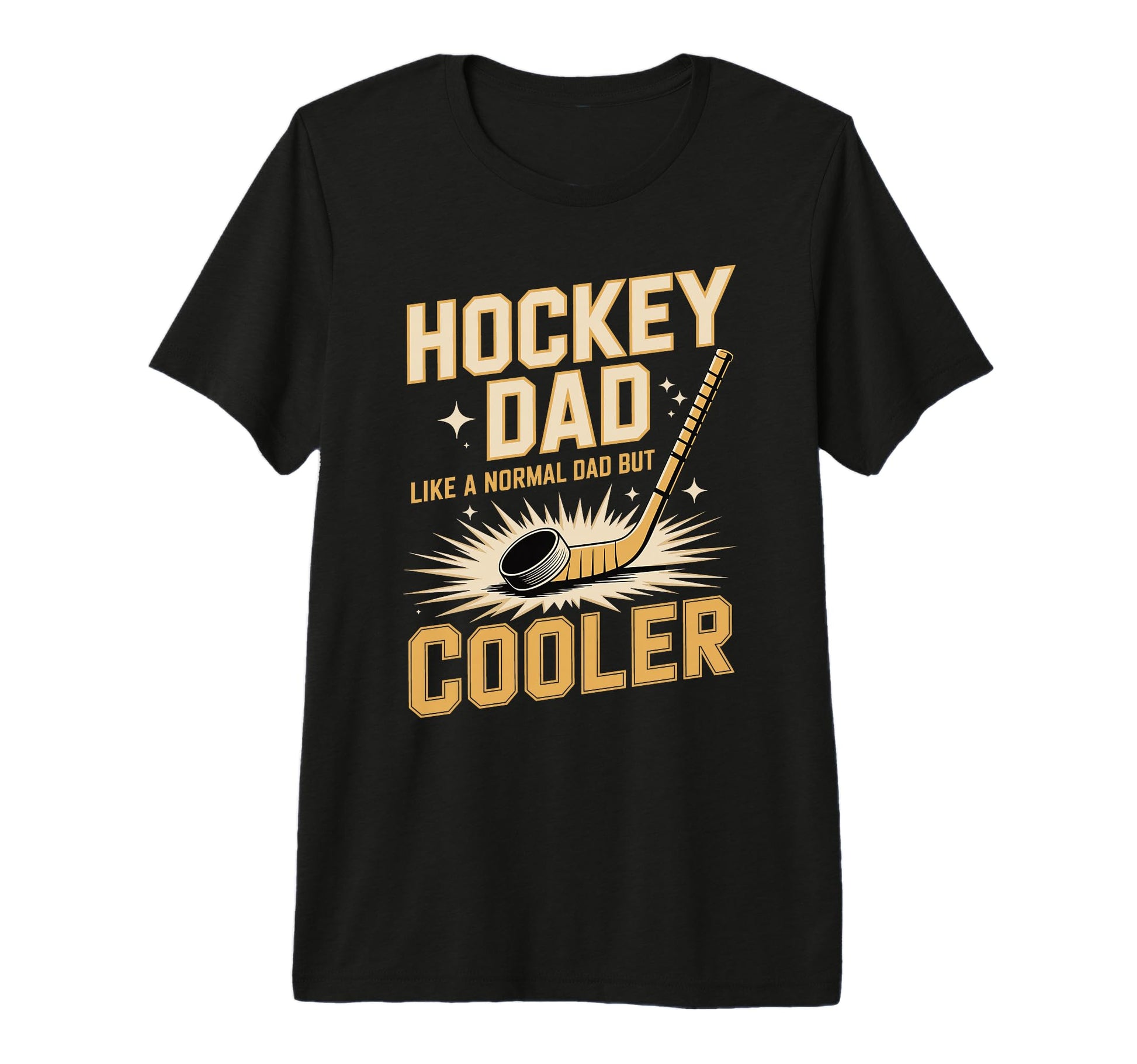 Mens Hockey Dad Like Normal Dad But T-Shirt - Minimalist Print Men Women - T-Shirt, Sweatshirt, Hoodie