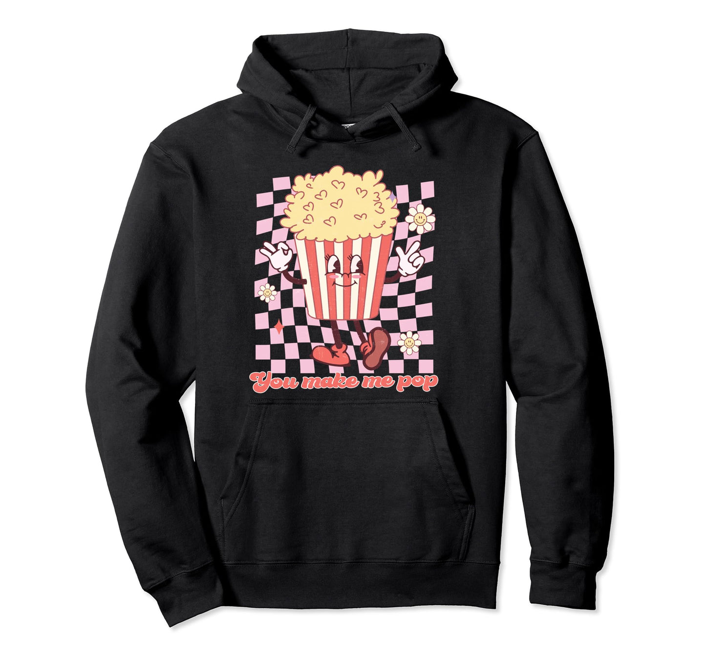 Valentines Popcorn Pun Couples You Hoodie - Fun Novelty Design for Adults - T-Shirt, Sweatshirt, Hoodie