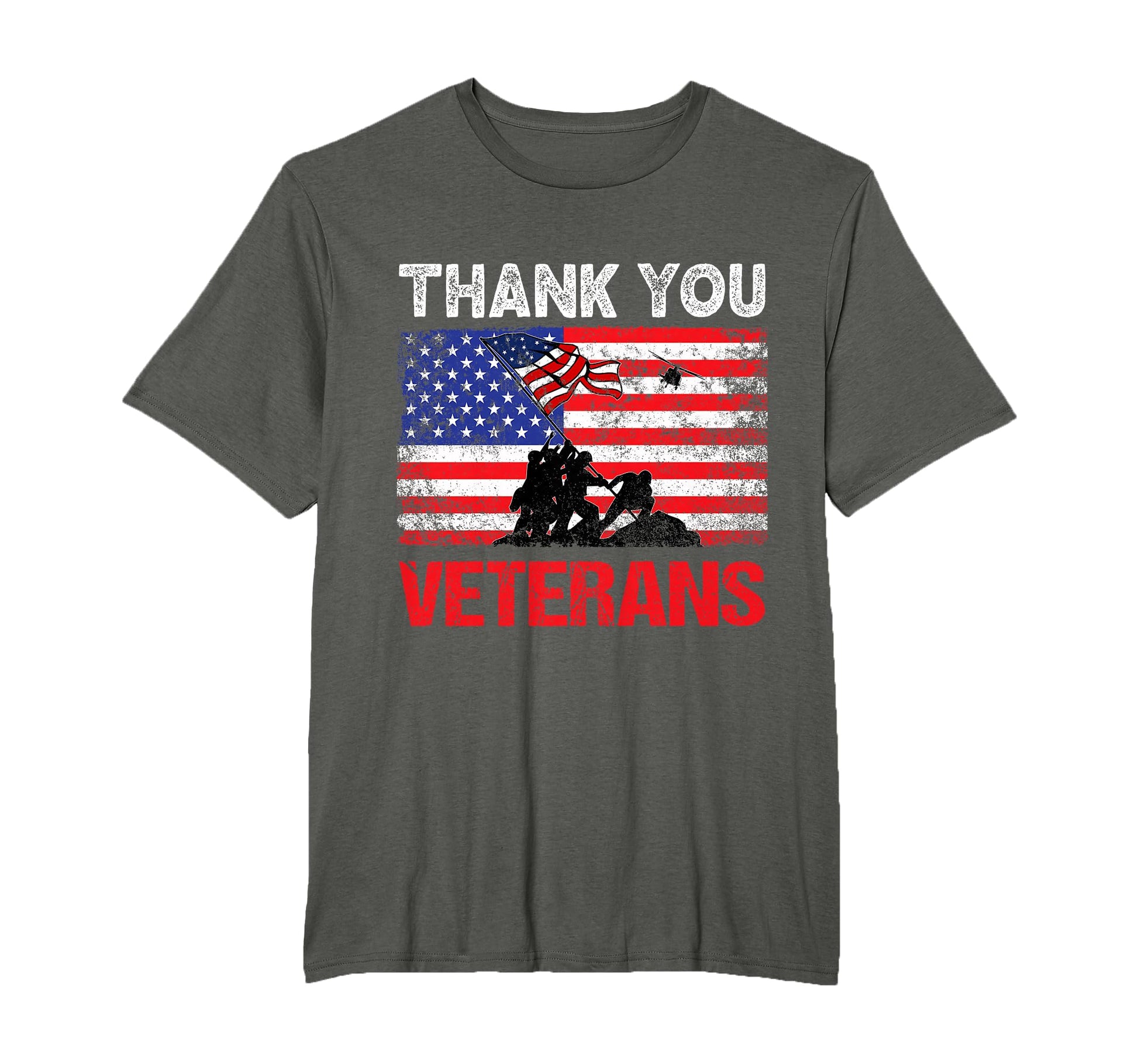 Thank You Veterans Service Patriot Veteran T-Shirt - Trendy Graphic Unisex - T-Shirt, Sweatshirt, Hoodie
