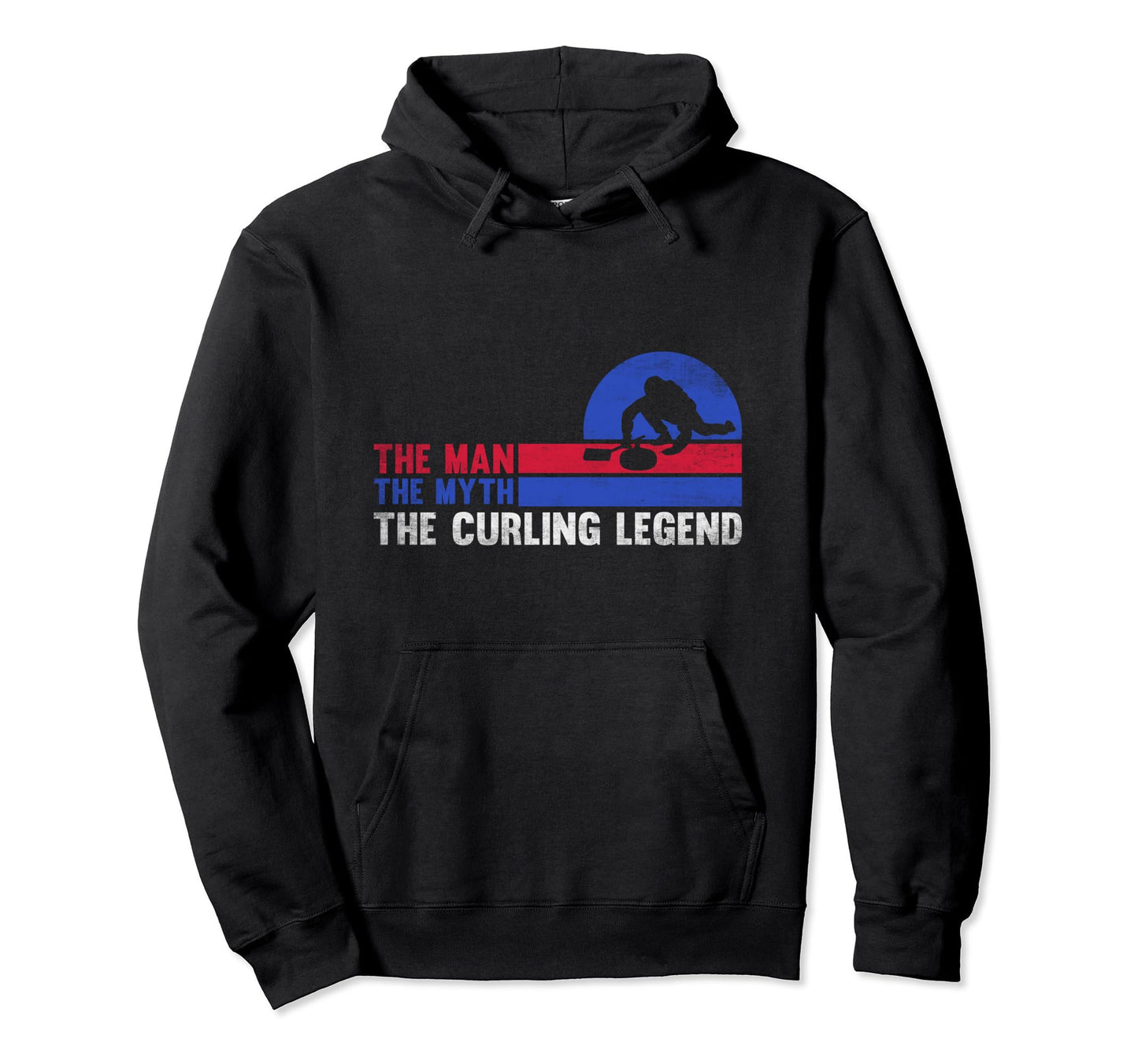 Myth Curling Legend Curling Papa Hoodie - Aesthetic Graphic Men Women - T-Shirt, Sweatshirt, Hoodie