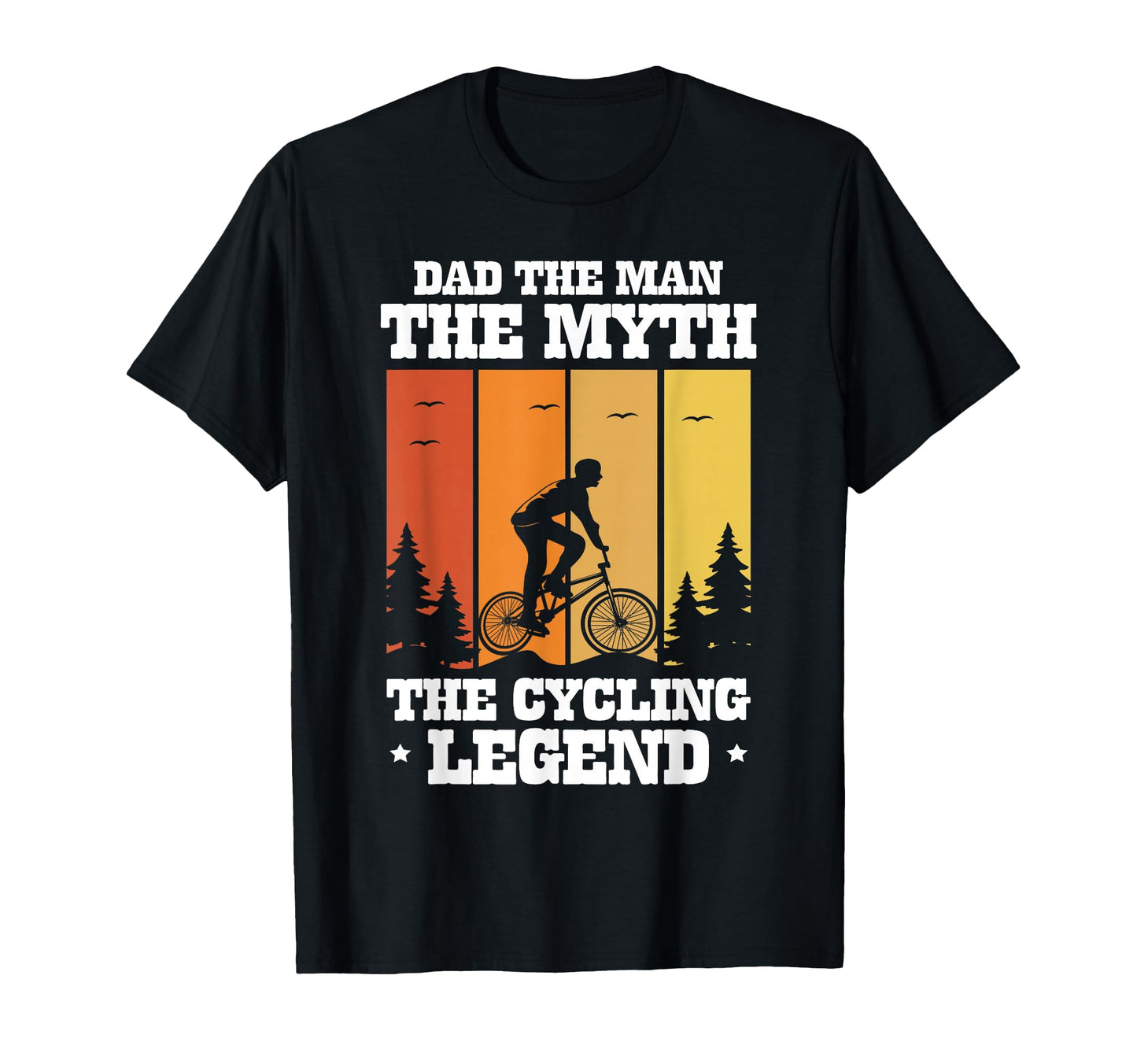 Dad Myth Cycling Legend Biker T-Shirt - Casual Everyday Wear for Adults - T-Shirt, Sweatshirt, Hoodie