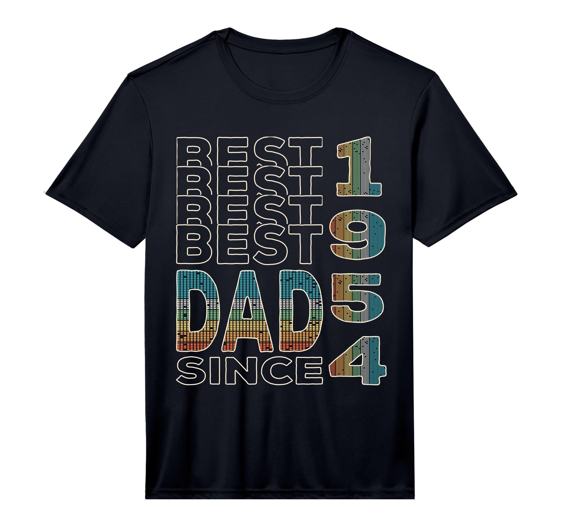 Best Dad World Dad Since 1954 Fathers T-Shirt - Streetwear Style Men Women - T-Shirt, Sweatshirt, Hoodie