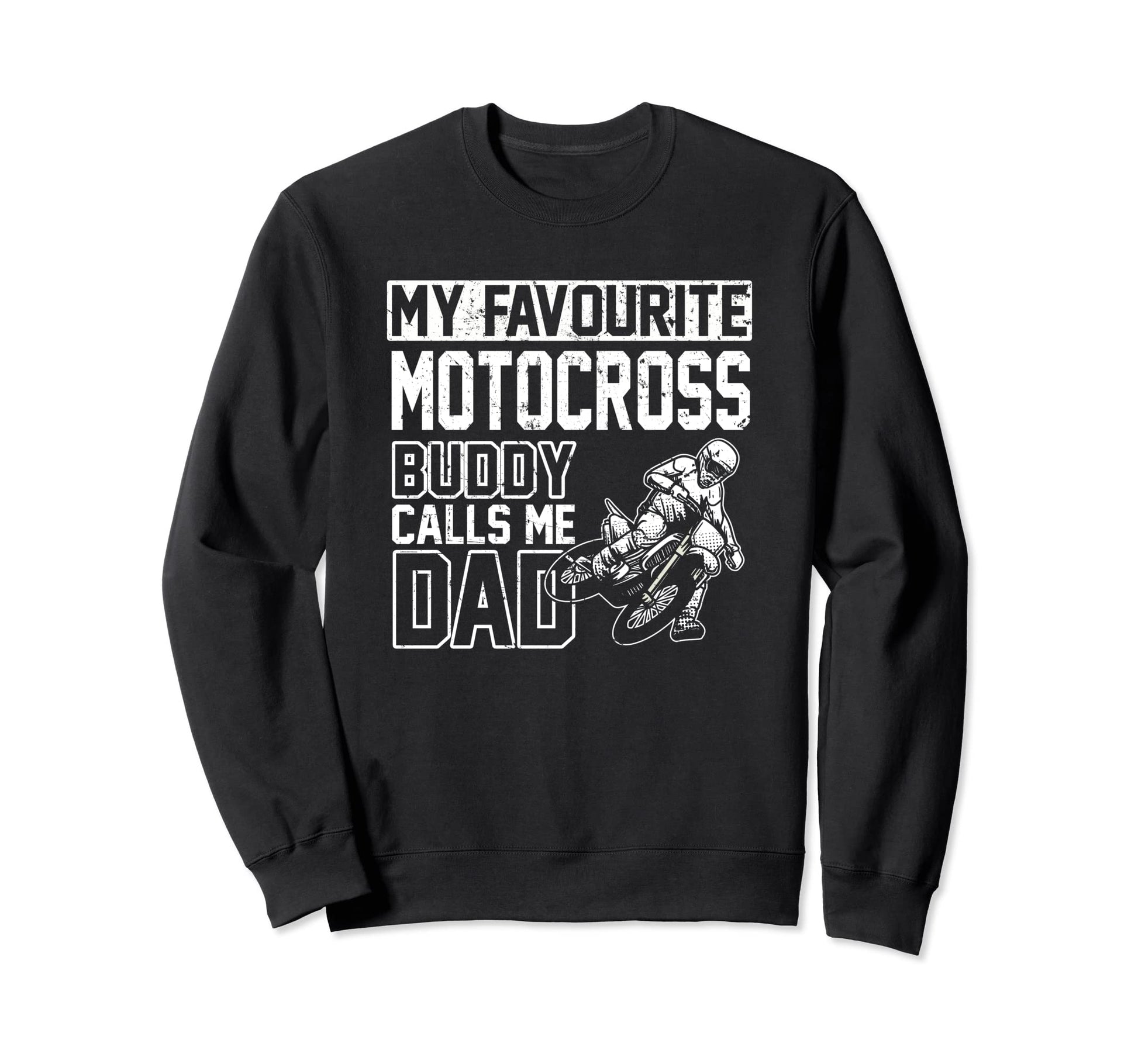 My Favourite Motocross Budy Calls Sweatshirt - Minimalist Print Men Women - T-Shirt, Sweatshirt, Hoodie