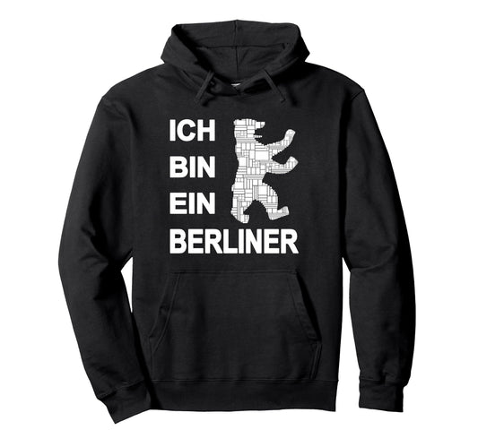 Berlin Berlin Bear I Love Berlin Hoodie - Aesthetic Graphic for Adults - T-Shirt, Sweatshirt, Hoodie