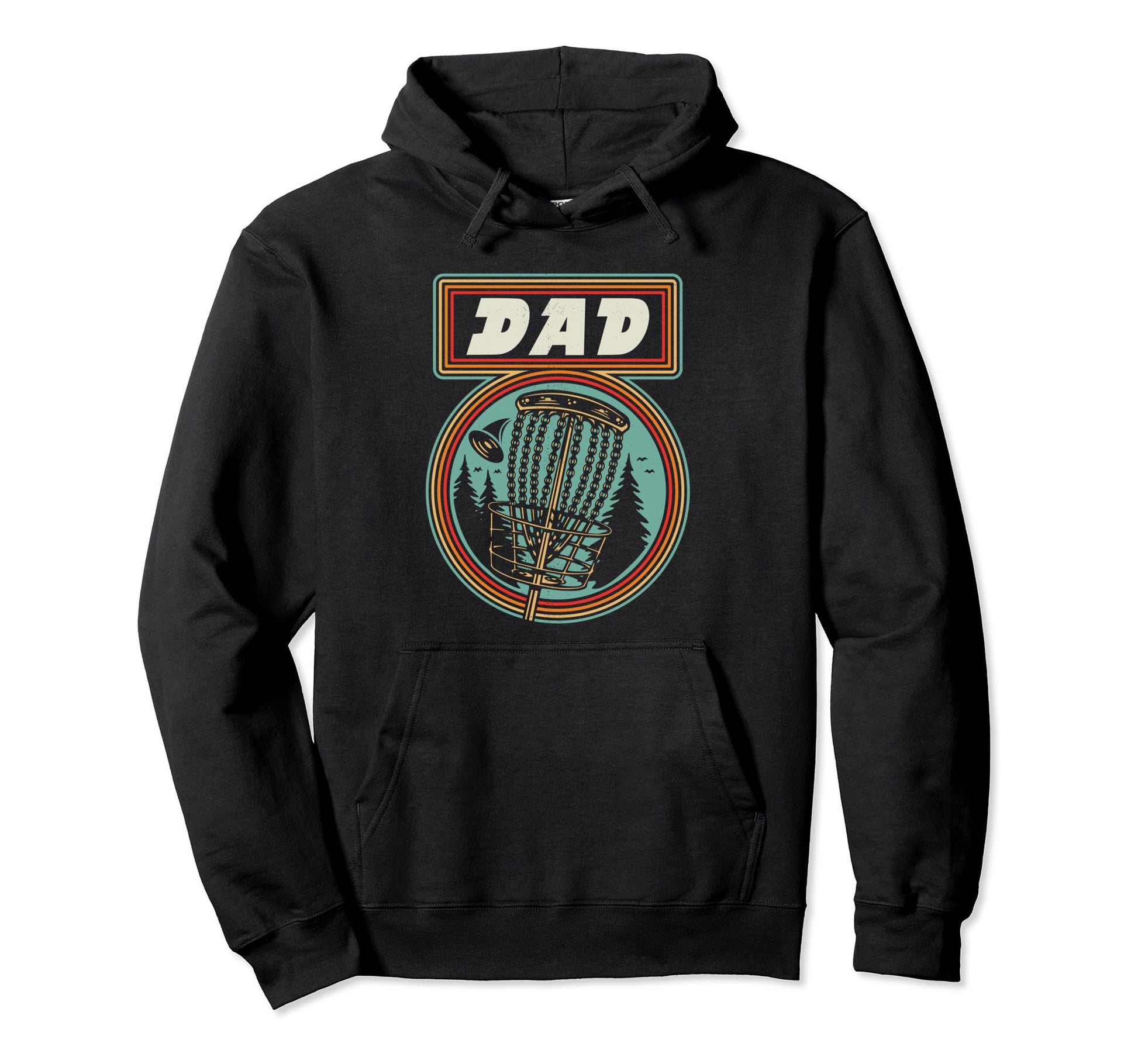 Disc Golf Dad Fathers Day Frisbee Hoodie - Unique Graphic for Adults - T-Shirt, Sweatshirt, Hoodie