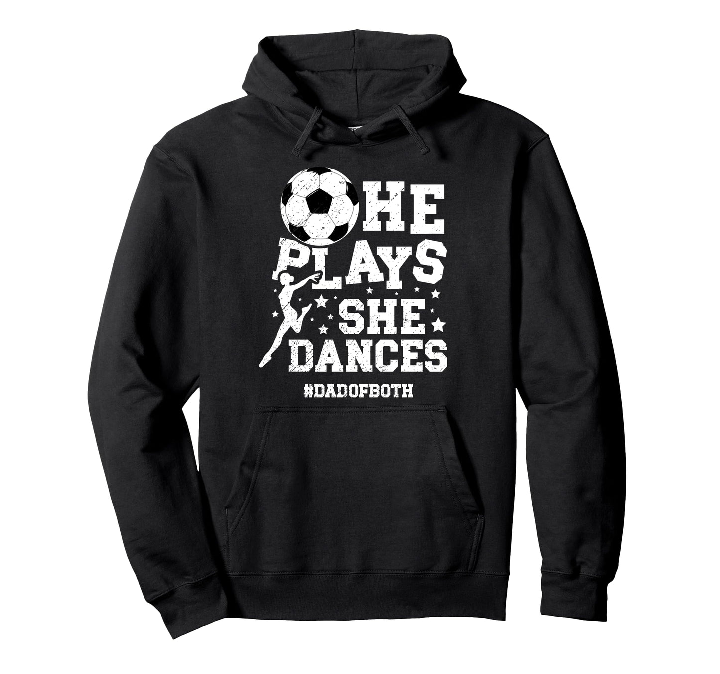 Dad Both Dance And Soccer Dad Dancing Hoodie - Custom Art Print for Adults - T-Shirt, Sweatshirt, Hoodie