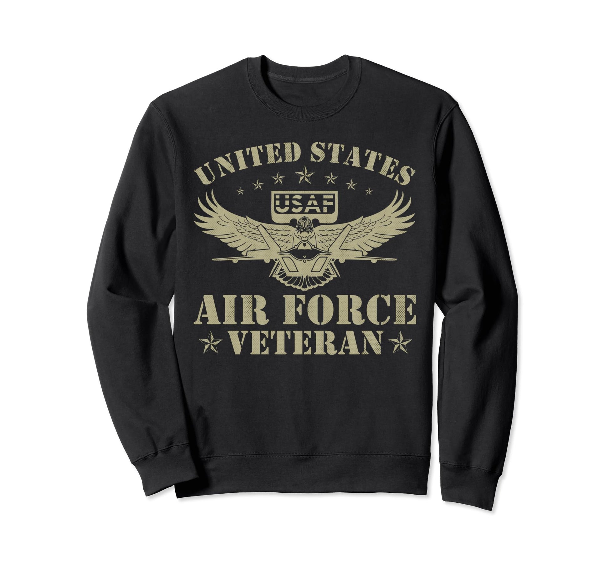 Usa Flag Proud Us Air Force Sweatshirt - Aesthetic Graphic Men Women - T-Shirt, Sweatshirt, Hoodie