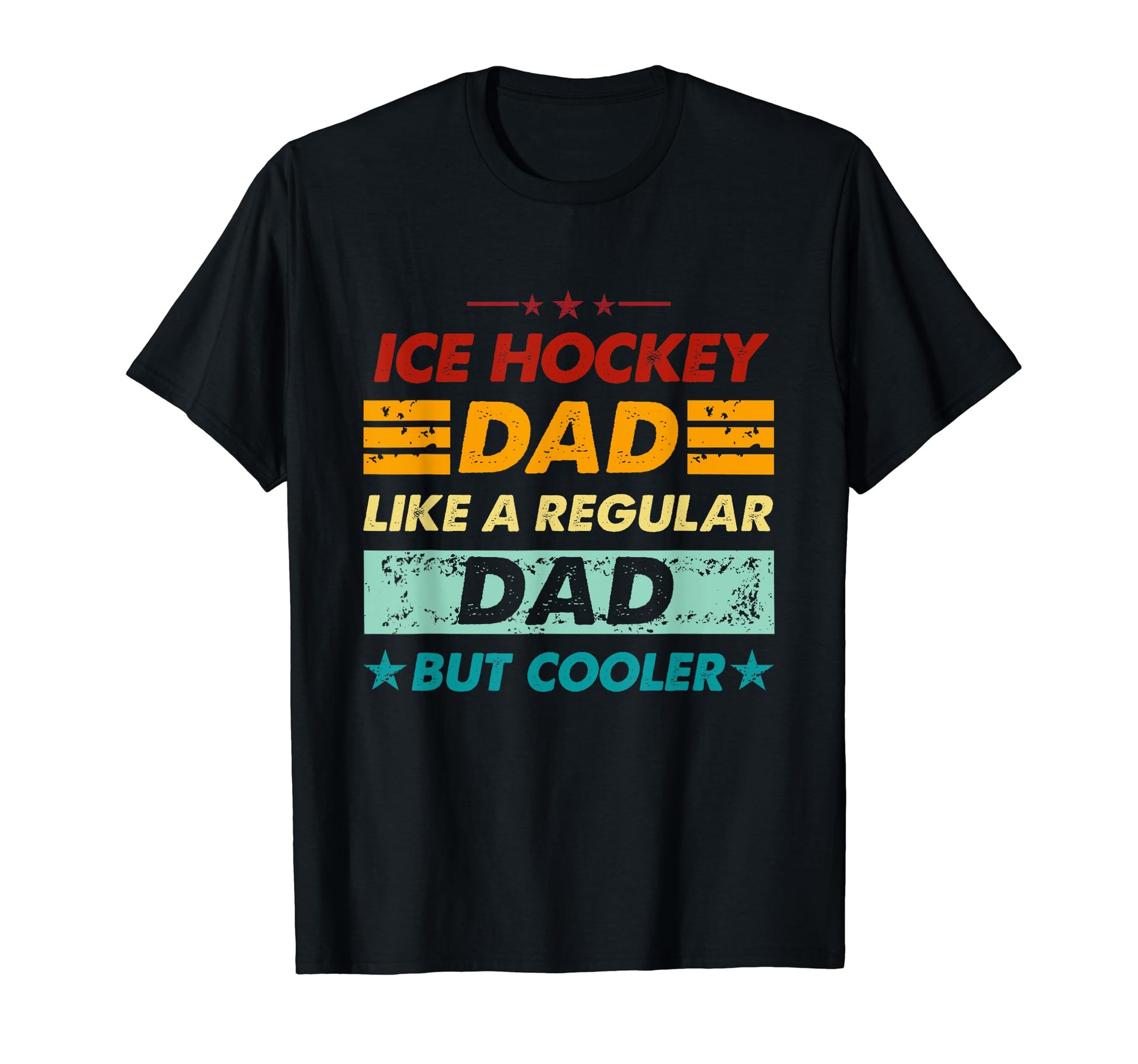 Funny Ice Hockey Dad Like Regular Dad T-Shirt - Minimalist Print Unisex - T-Shirt, Sweatshirt, Hoodie
