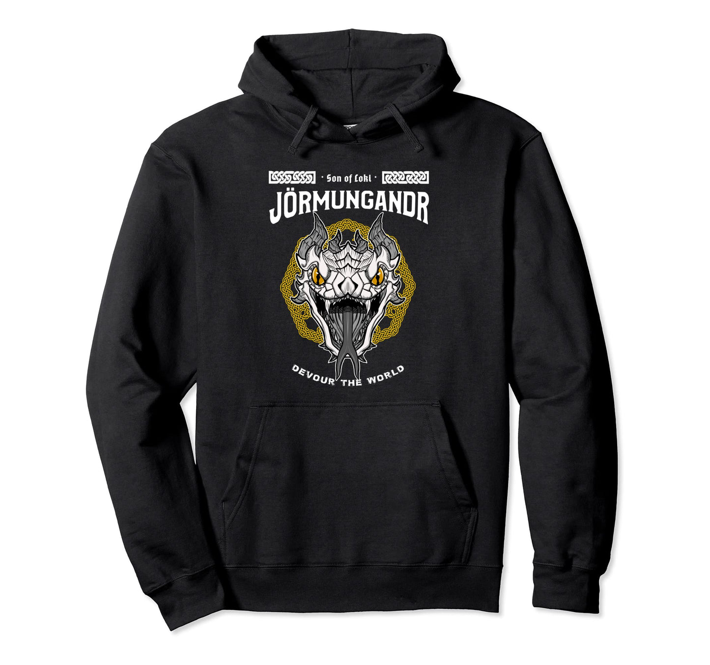Sons Loki J Rmungandr Devourer Hoodie - Casual Everyday Wear for Adults - T-Shirt, Sweatshirt, Hoodie