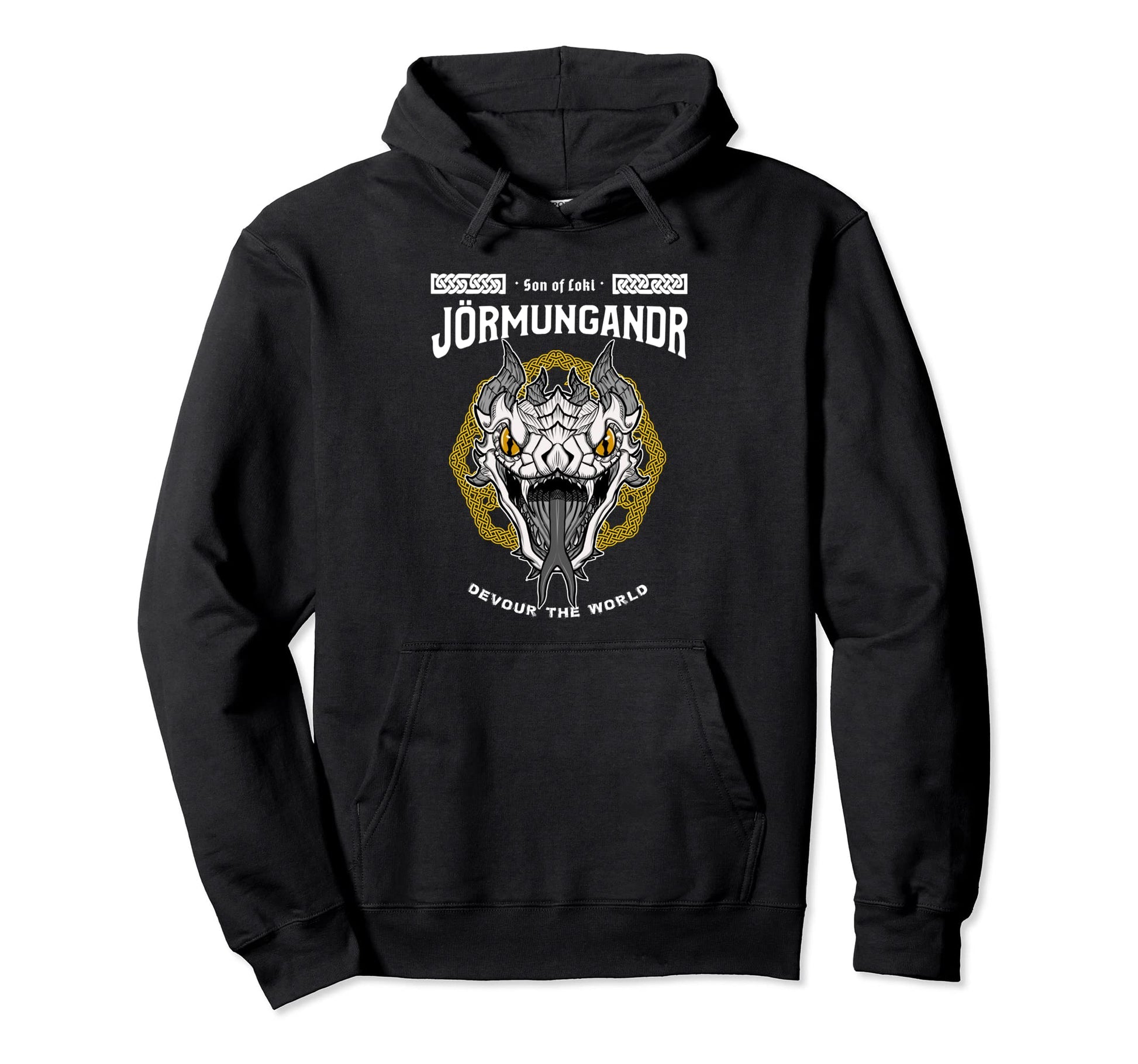 Sons Loki J Rmungandr Devourer Hoodie - Casual Everyday Wear for Adults - T-Shirt, Sweatshirt, Hoodie