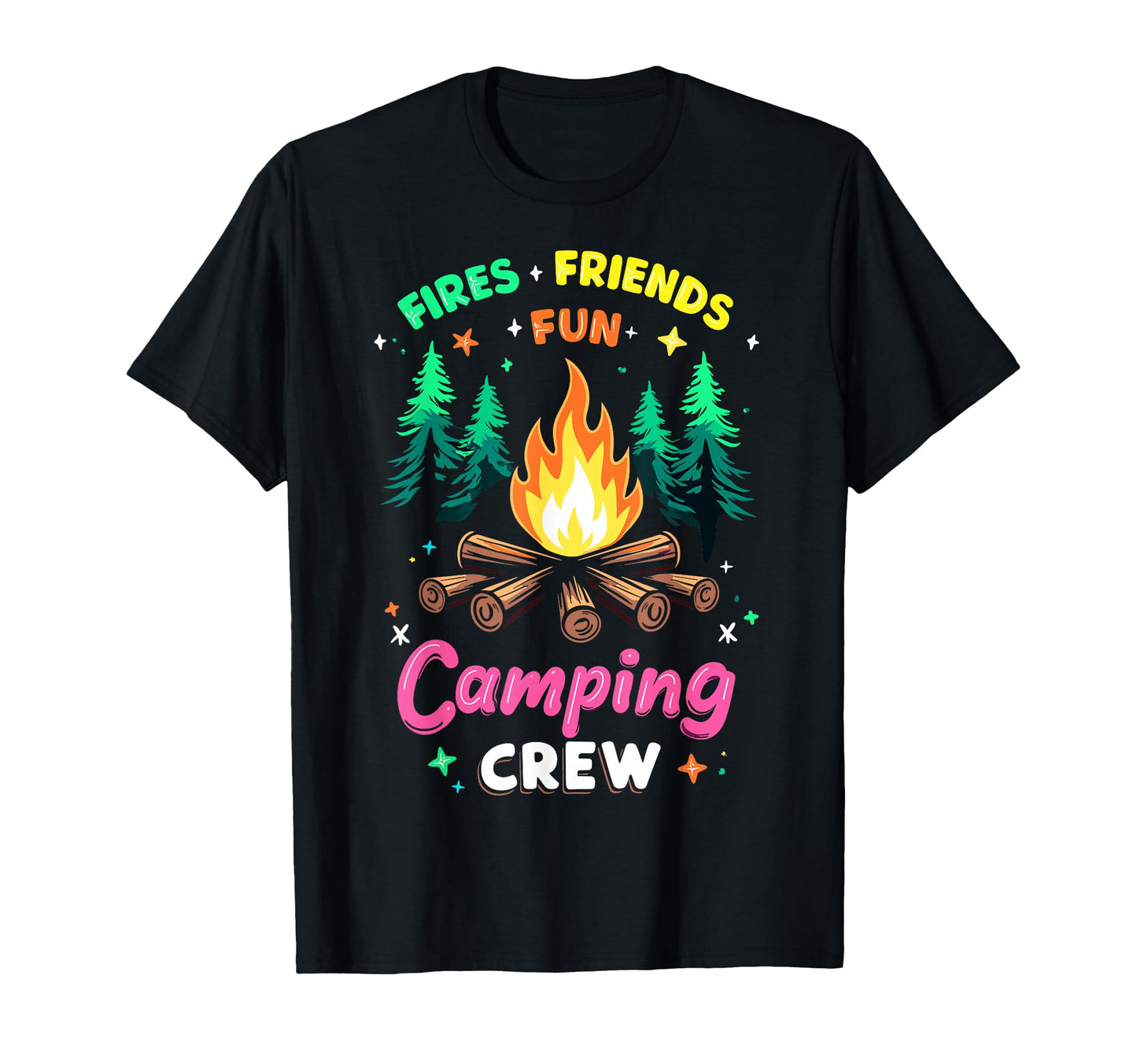 Camping Crew Group Matching Funny T-Shirt - Fun Novelty Design Men Women - T-Shirt, Sweatshirt, Hoodie