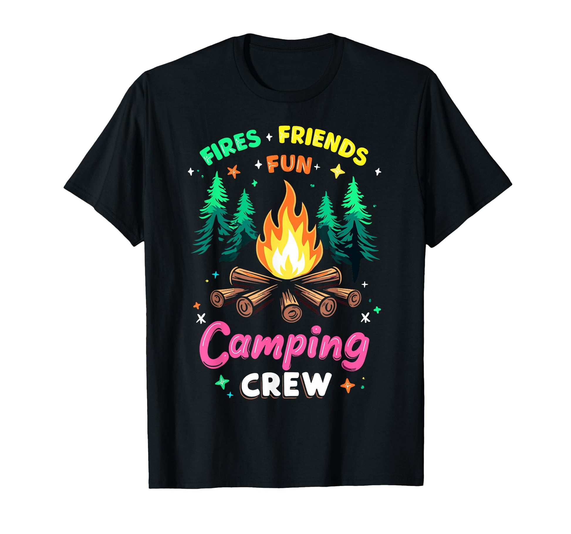 Camping Crew Group Matching Funny T-Shirt - Fun Novelty Design Men Women - T-Shirt, Sweatshirt, Hoodie