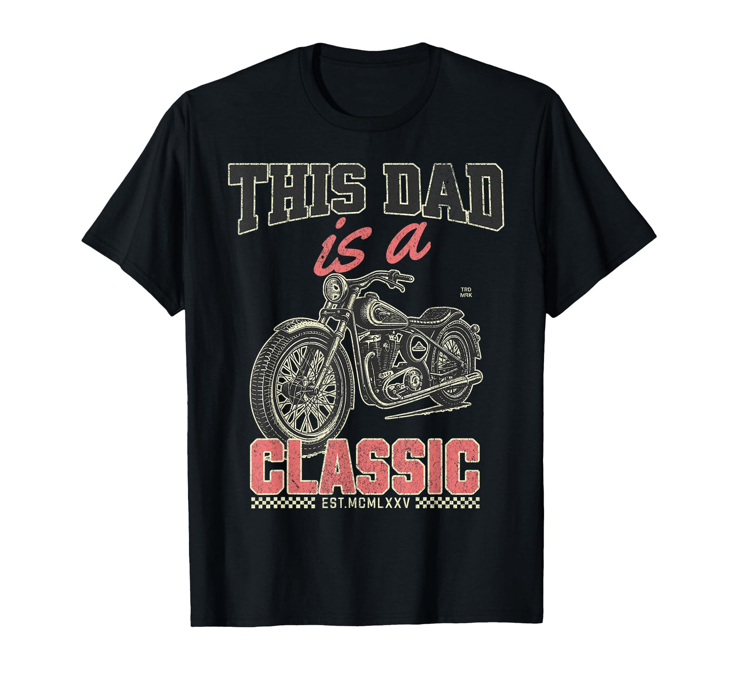 This Dad Is Motorcycle Fathers Day T-Shirt - Aesthetic Graphic Unisex - T-Shirt, Sweatshirt, Hoodie