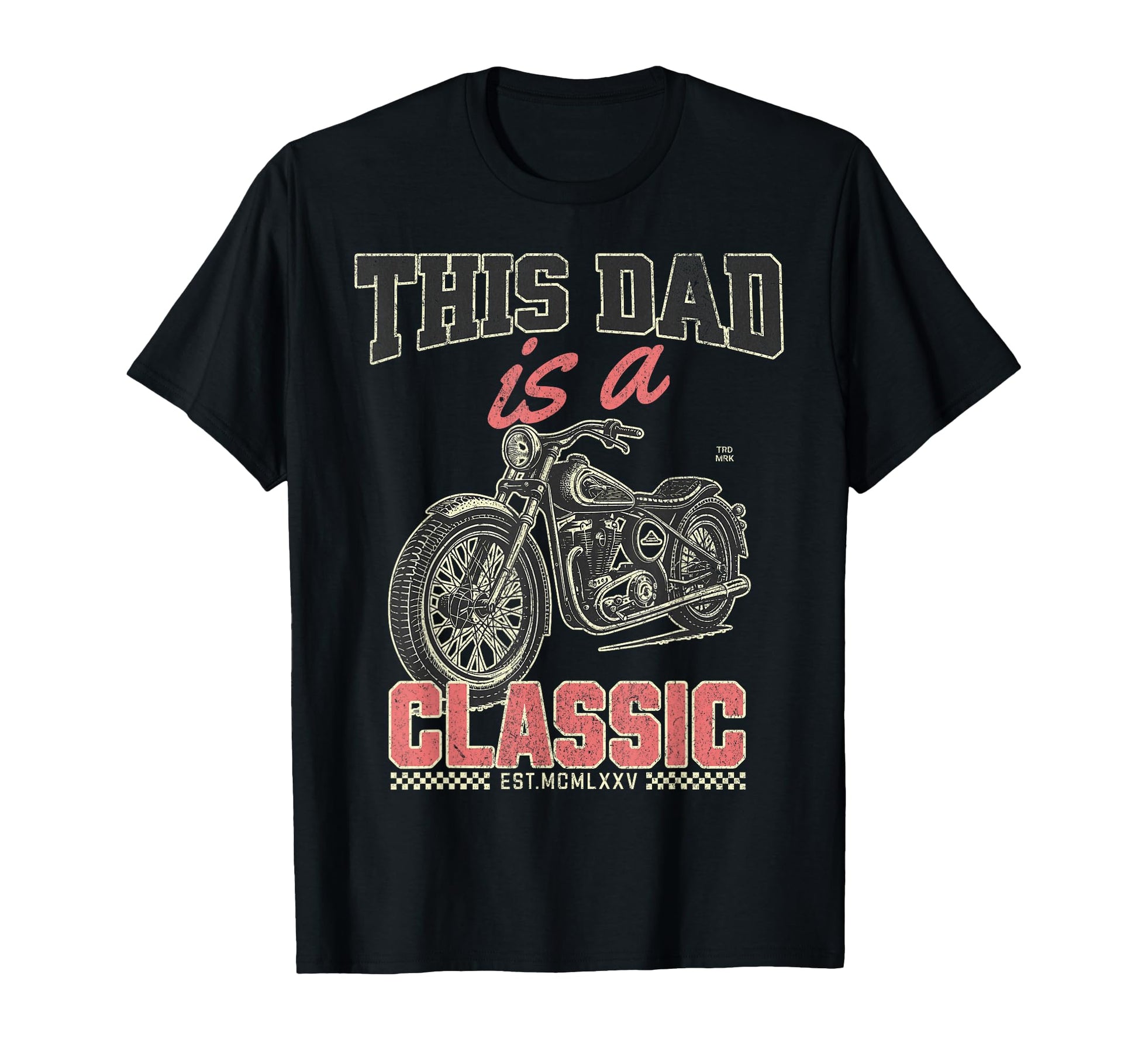 This Dad Is Motorcycle Fathers Day T-Shirt - Aesthetic Graphic Unisex - T-Shirt, Sweatshirt, Hoodie