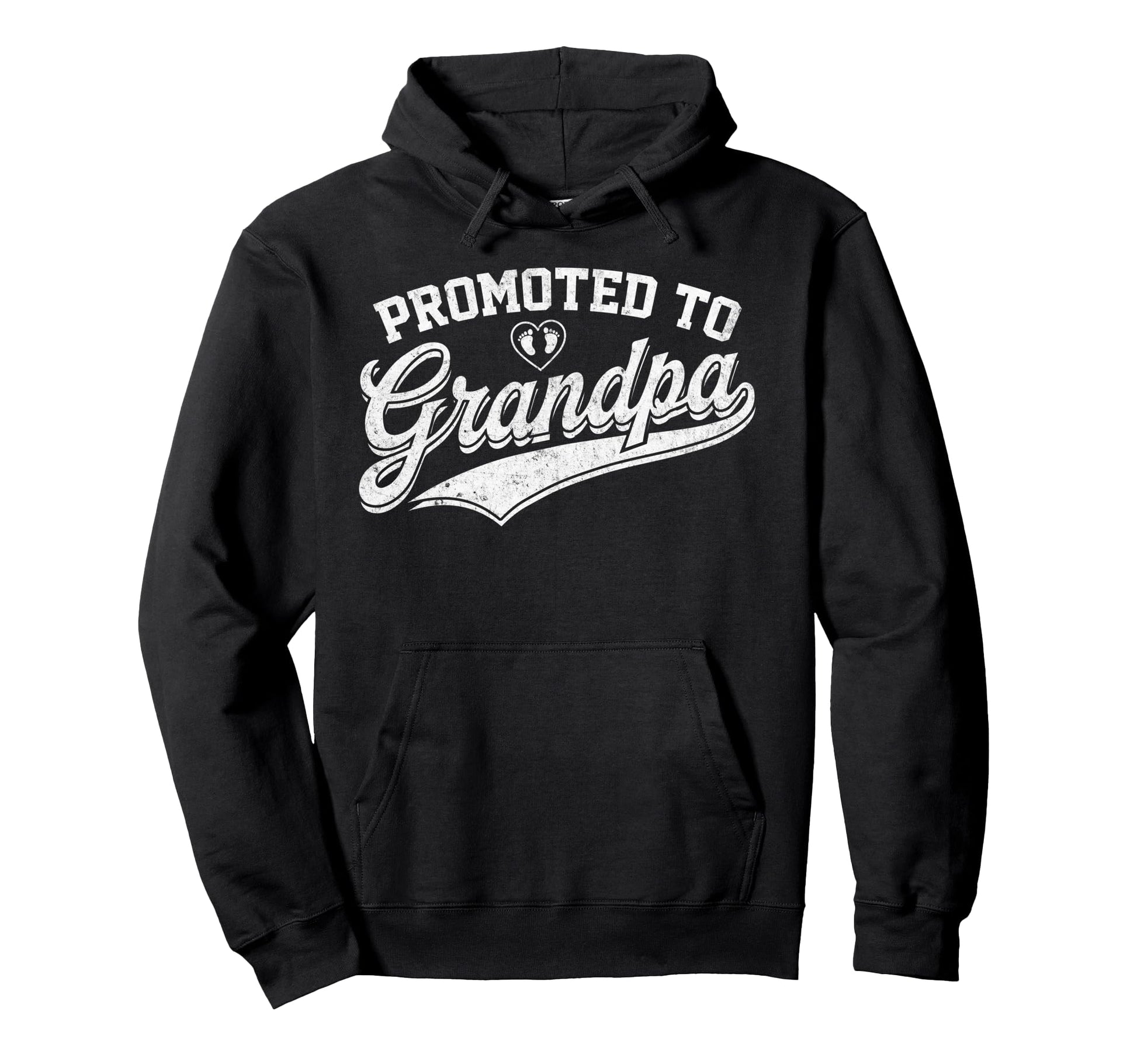 Promoted To Grandpa Grandparents Hoodie - Aesthetic Graphic Unisex - T-Shirt, Sweatshirt, Hoodie